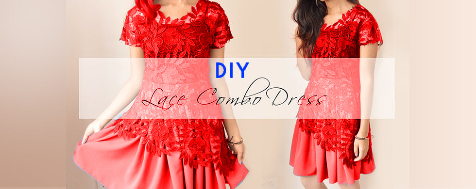 DIY Lace Combo Dress: Unleash Your Style