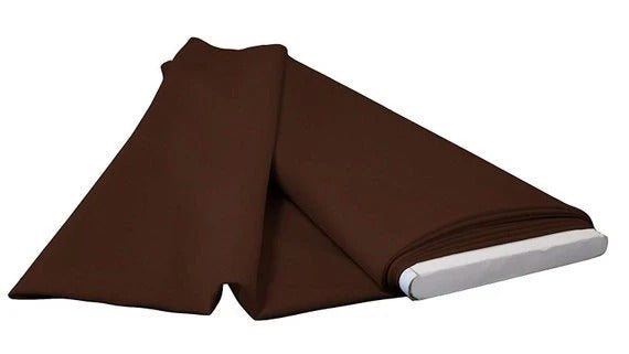 60" Wide Flat Fold Roll Polyester Poplin Fabric, 6 Yards PackagePoplin FabricICEFABRICICE FABRICSBrown60" Wide Flat Fold Roll Polyester Poplin Fabric, 6 Yards Package ICEFABRIC Brown