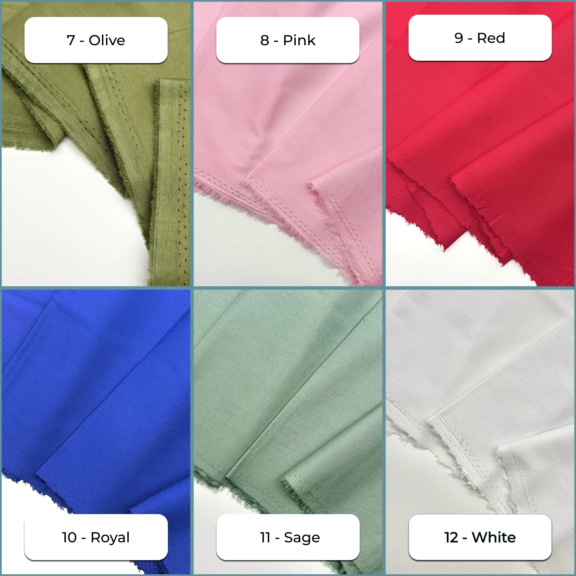 Broadcloth Fabric by the Yard