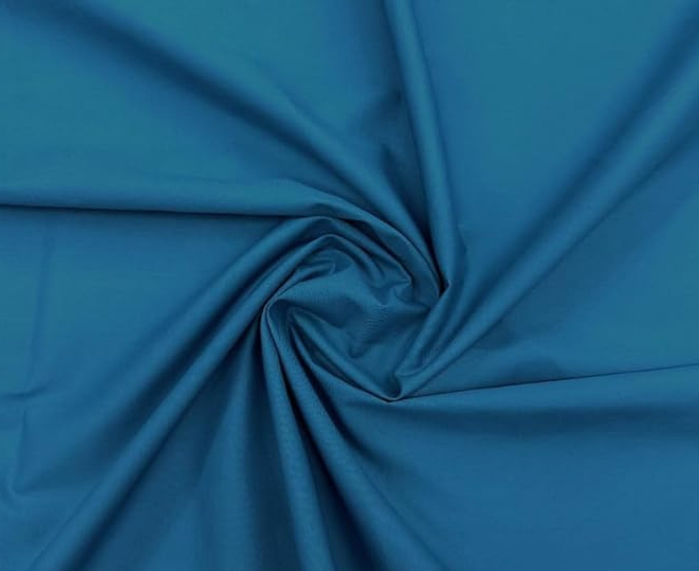 Peacock Broadcloth Polyester Cotton Fabric | Poly Cotton Fabric
