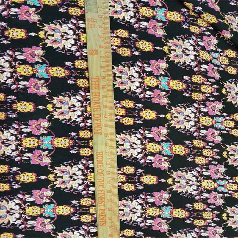 100% Rayon Challis Chinese Inspired Print With Flowers Bouquets 58-60" Wide FabricChallis FabricICEFABRICICE FABRICS100% Rayon Challis Chinese Inspired Print With Flowers Bouquets 58-60" Wide Fabric ICEFABRIC