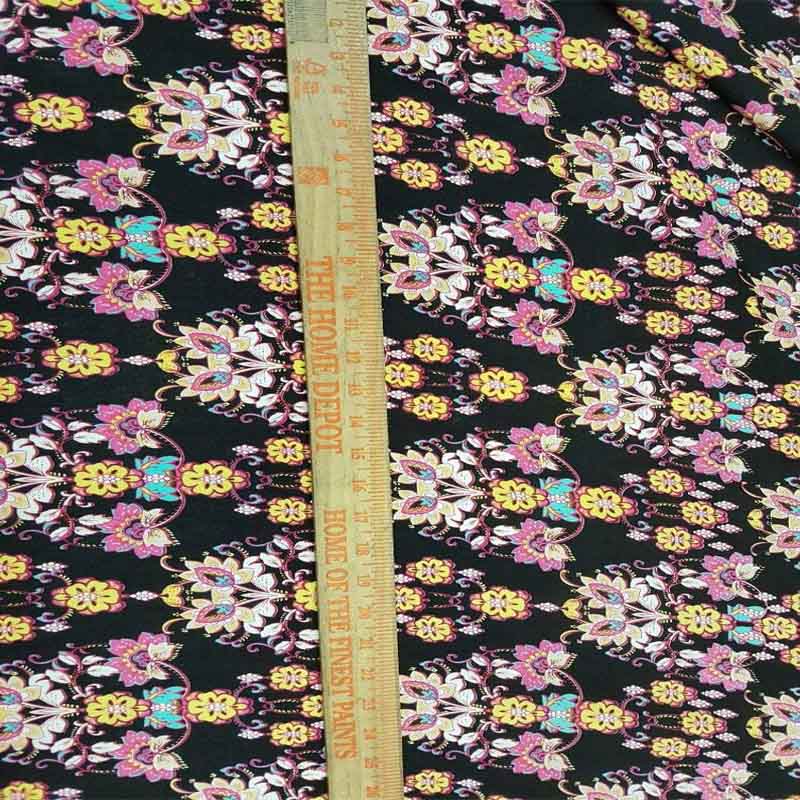 100% Rayon Challis Chinese Inspired Print With Flowers Bouquets 58-60" Wide FabricChallis FabricICEFABRICICE FABRICS100% Rayon Challis Chinese Inspired Print With Flowers Bouquets 58-60" Wide Fabric ICEFABRIC