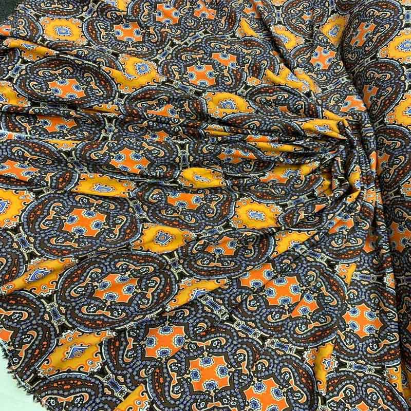 100% Rayon Challis Multi-color Eurasian Inspired Print Soft Organic Flowy FabricChallis FabricICEFABRICICE FABRICS100% Rayon Challis Multi-color Eurasian Inspired Print Soft Organic Flowy Fabric ICEFABRIC