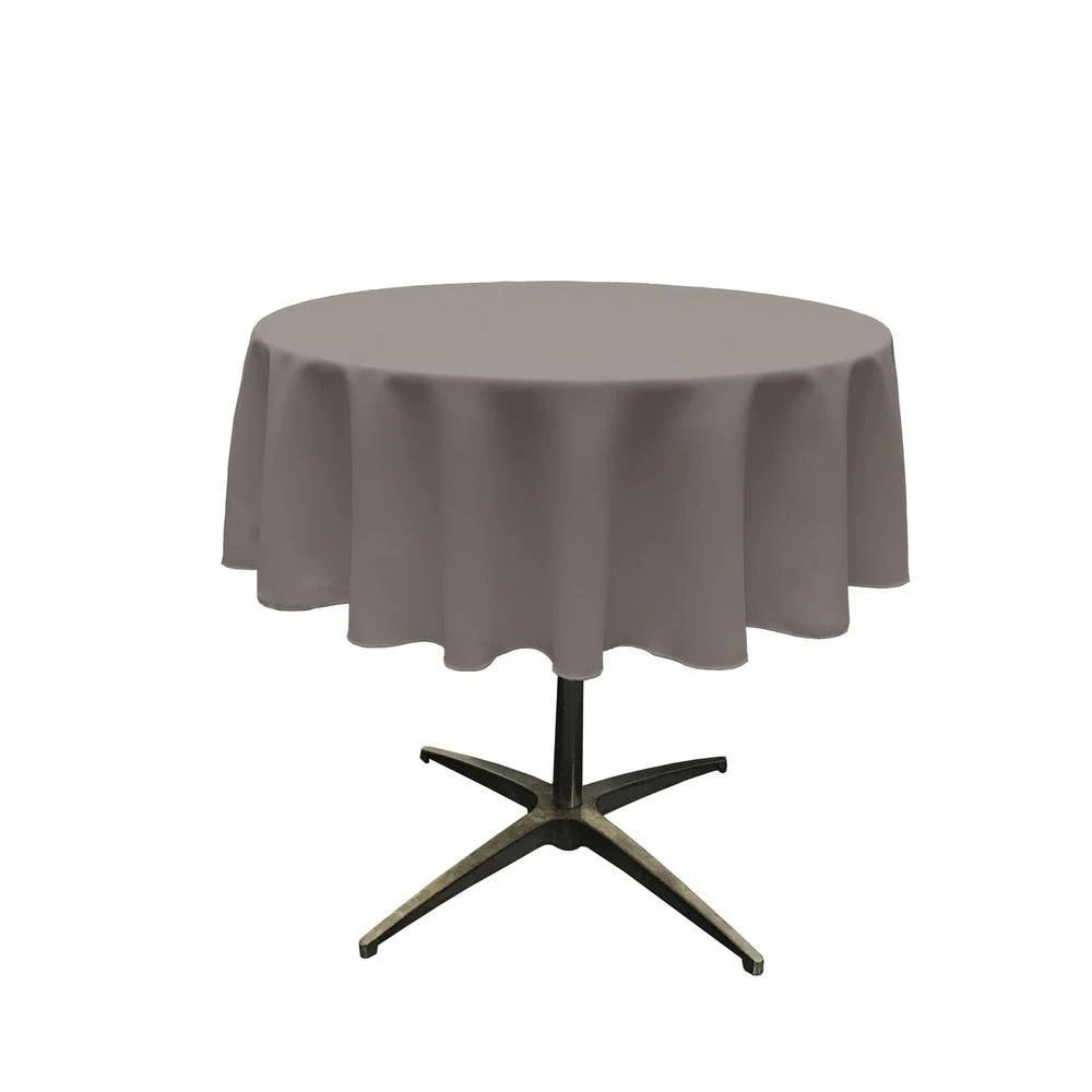 51-Inch Polyester Round Tablecloth (40 Colors)ICEFABRICICE FABRICS1Dark Grey51-Inch Polyester Round Tablecloth (40 Colors) ICEFABRIC Dark Grey