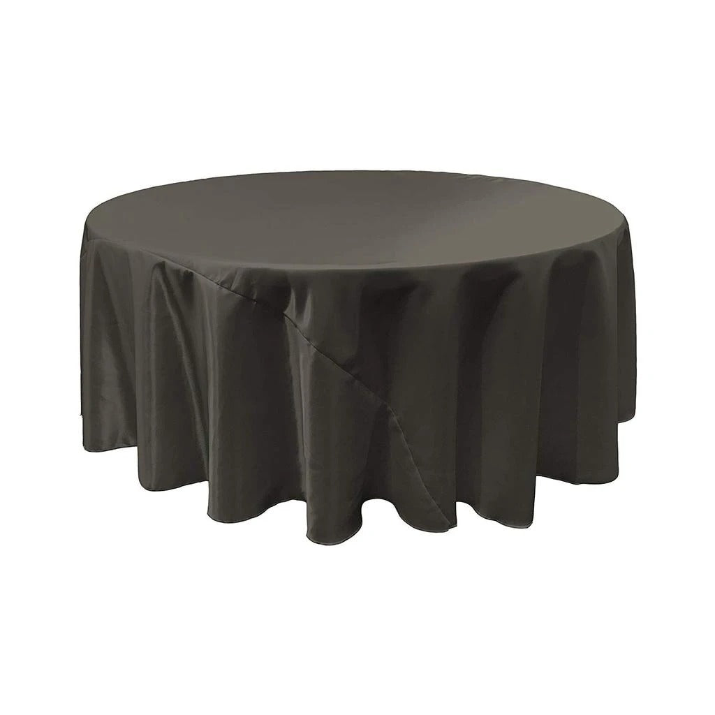 108-Inch Bridal Satin Round TableclothICEFABRICICE FABRICS1Black108-Inch Bridal Satin Round Tablecloth ICEFABRIC | Gray