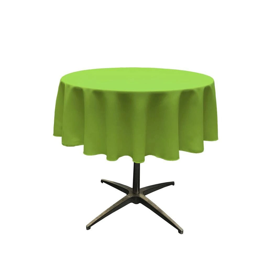 51-Inch Polyester Round Tablecloth (40 Colors)ICEFABRICICE FABRICS1Lime51-Inch Polyester Round Tablecloth (40 Colors) ICEFABRIC Lime