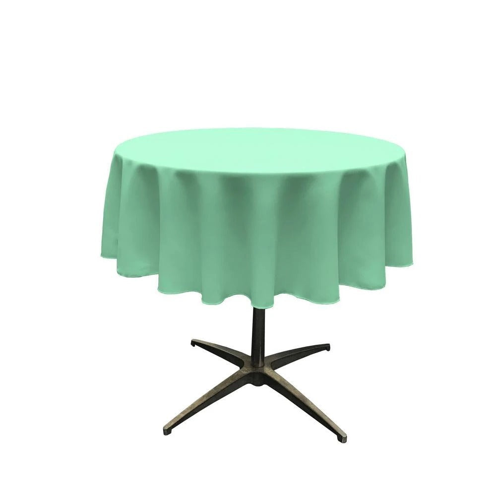 51-Inch Polyester Round Tablecloth (40 Colors)ICEFABRICICE FABRICS1Mint51-Inch Polyester Round Tablecloth (40 Colors) ICEFABRIC Mint