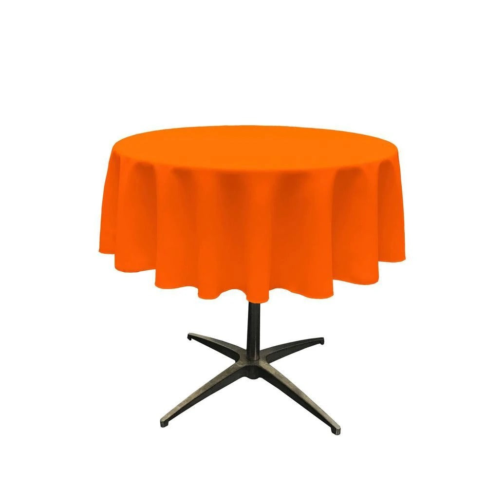 51-Inch Polyester Round Tablecloth (40 Colors)ICEFABRICICE FABRICS1Orange51-Inch Polyester Round Tablecloth (40 Colors) ICEFABRIC Orange