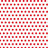 1 Inch Polk Dot Fabric / Poly Cotton Fabric / Red Dot on White