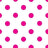 1 Inch Polk Dot Fabric / Poly Cotton Fabric / Pink Dot on White