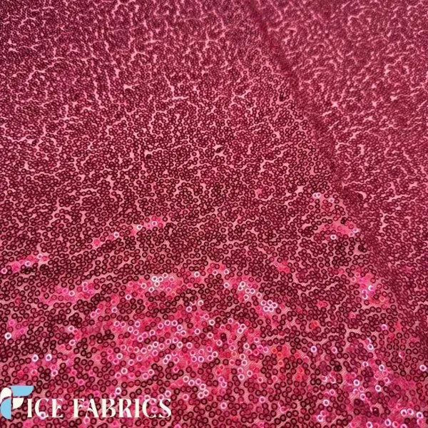 All Over Mini Sequin Fabric On Mesh