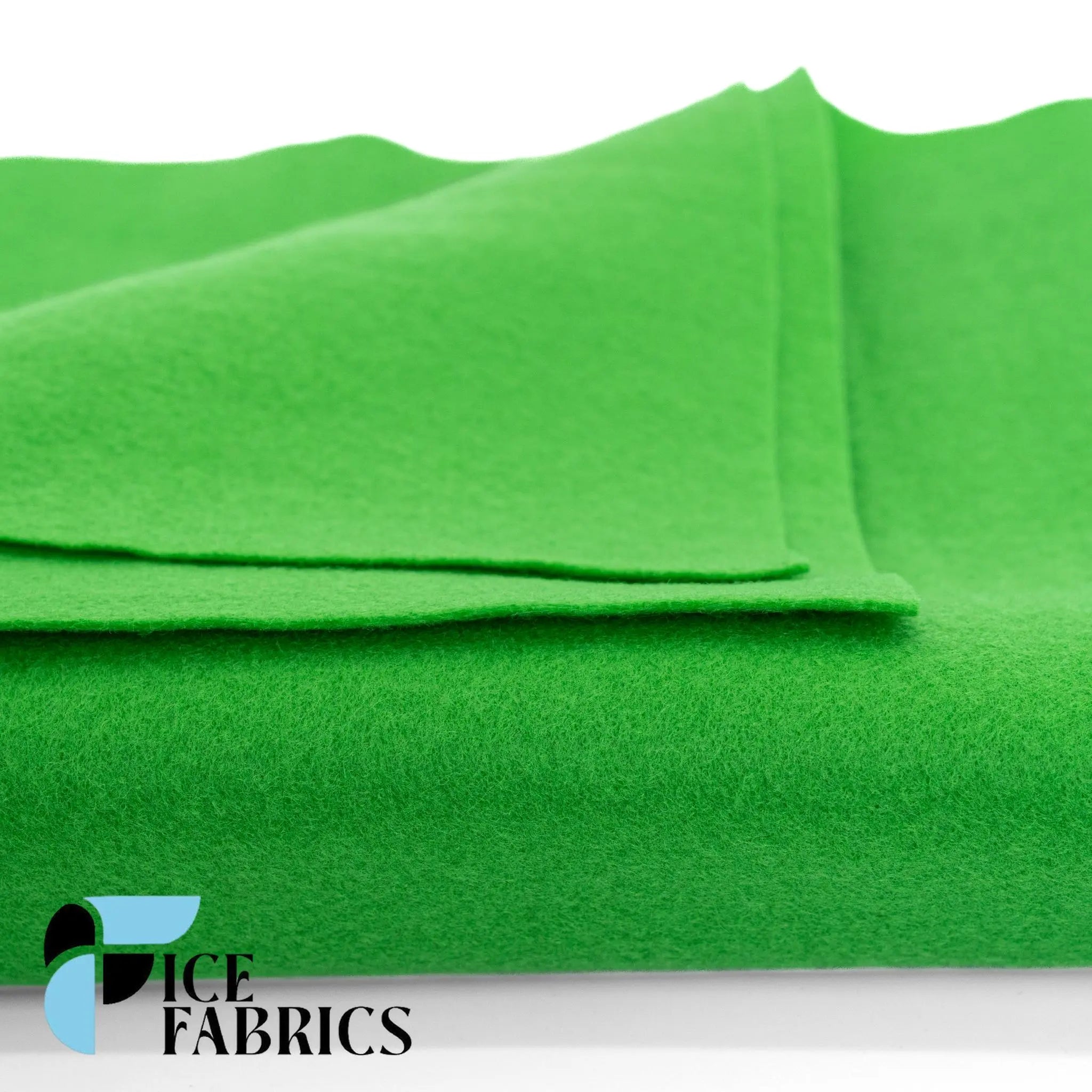 Apple Green Felt Material Acrylic Felt Material 1.6mm ThickICE FABRICSICE FABRICS4”X4”InchesApple Green Felt Material Acrylic Felt Material 1.6mm Thick ICE FABRICS