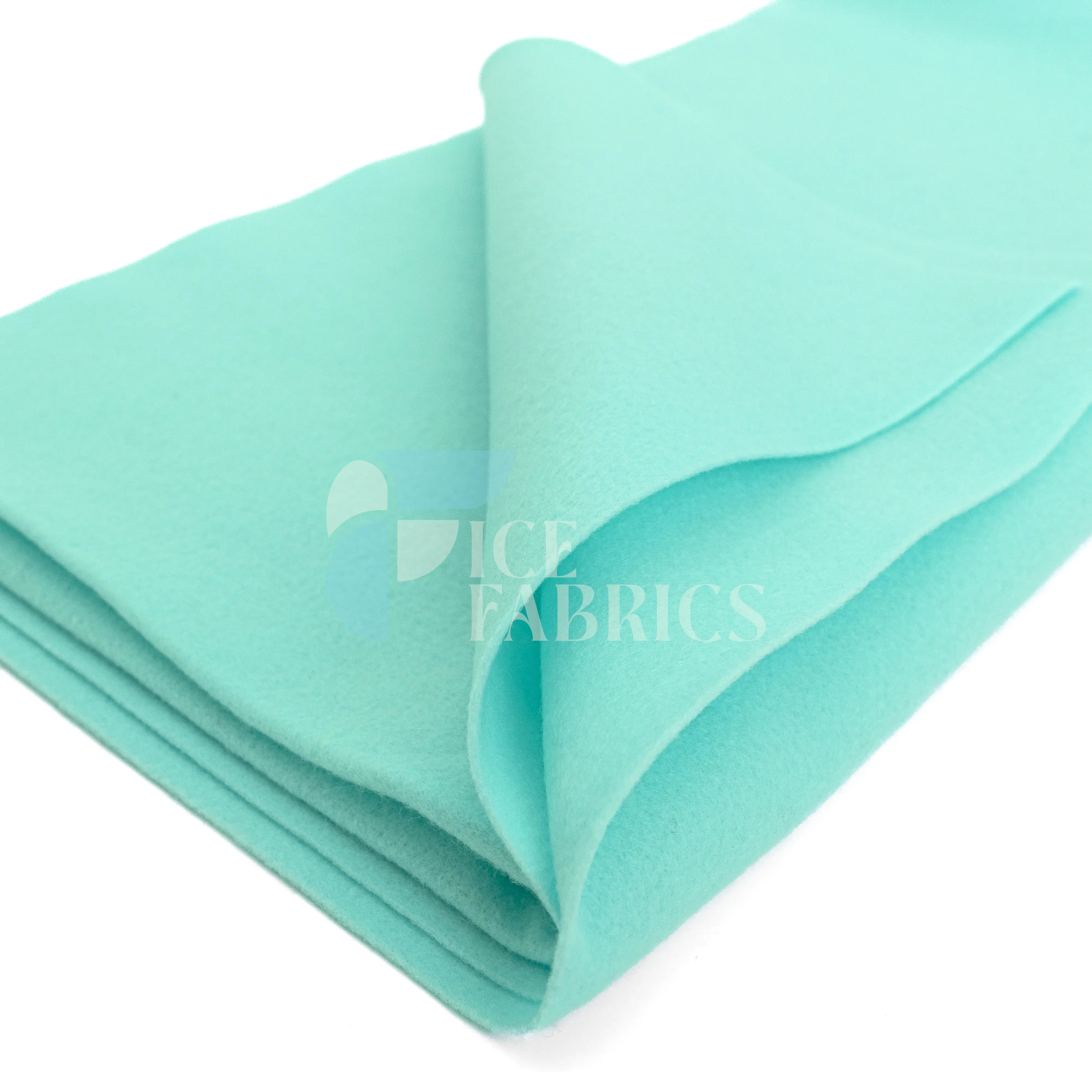 Aqua Acrylic Felt Fabric / 1.6mm Thick _ 72” Wide ICE FABRICS By The Yard