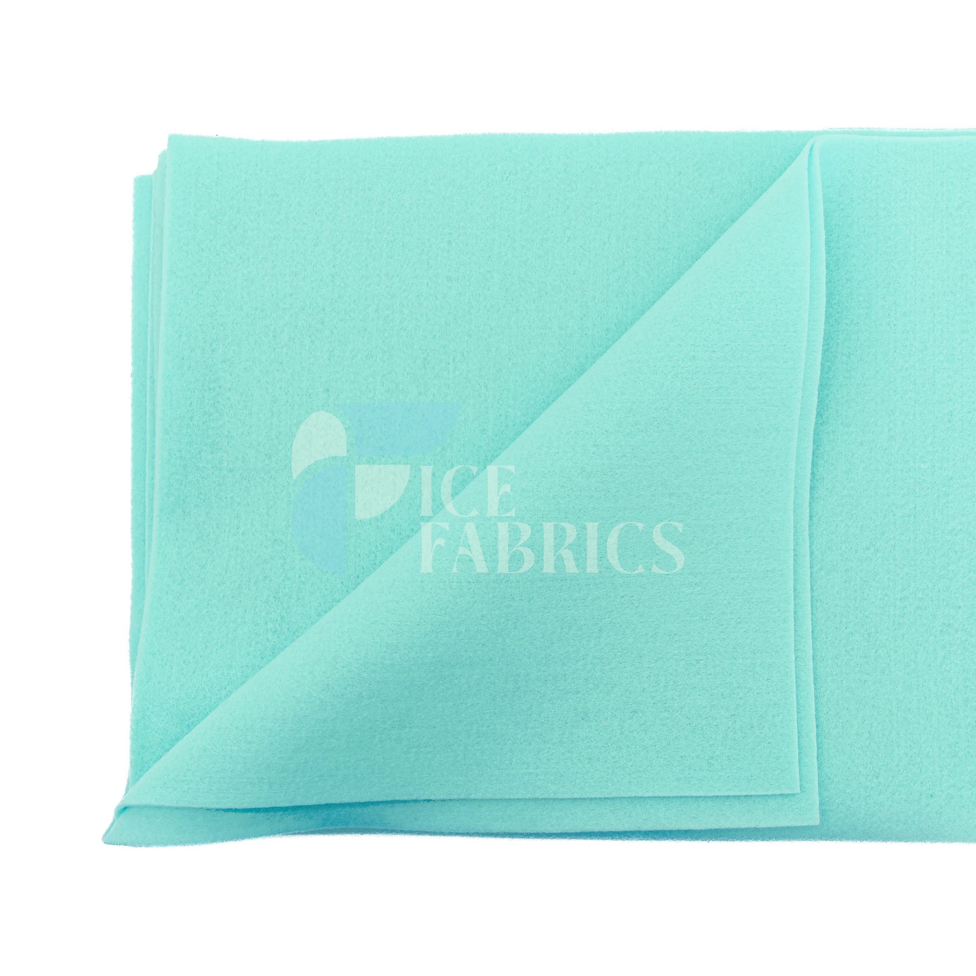Aqua Acrylic Felt Fabric / 1.6mm Thick _ 72” Wide ICE FABRICS By The Yard