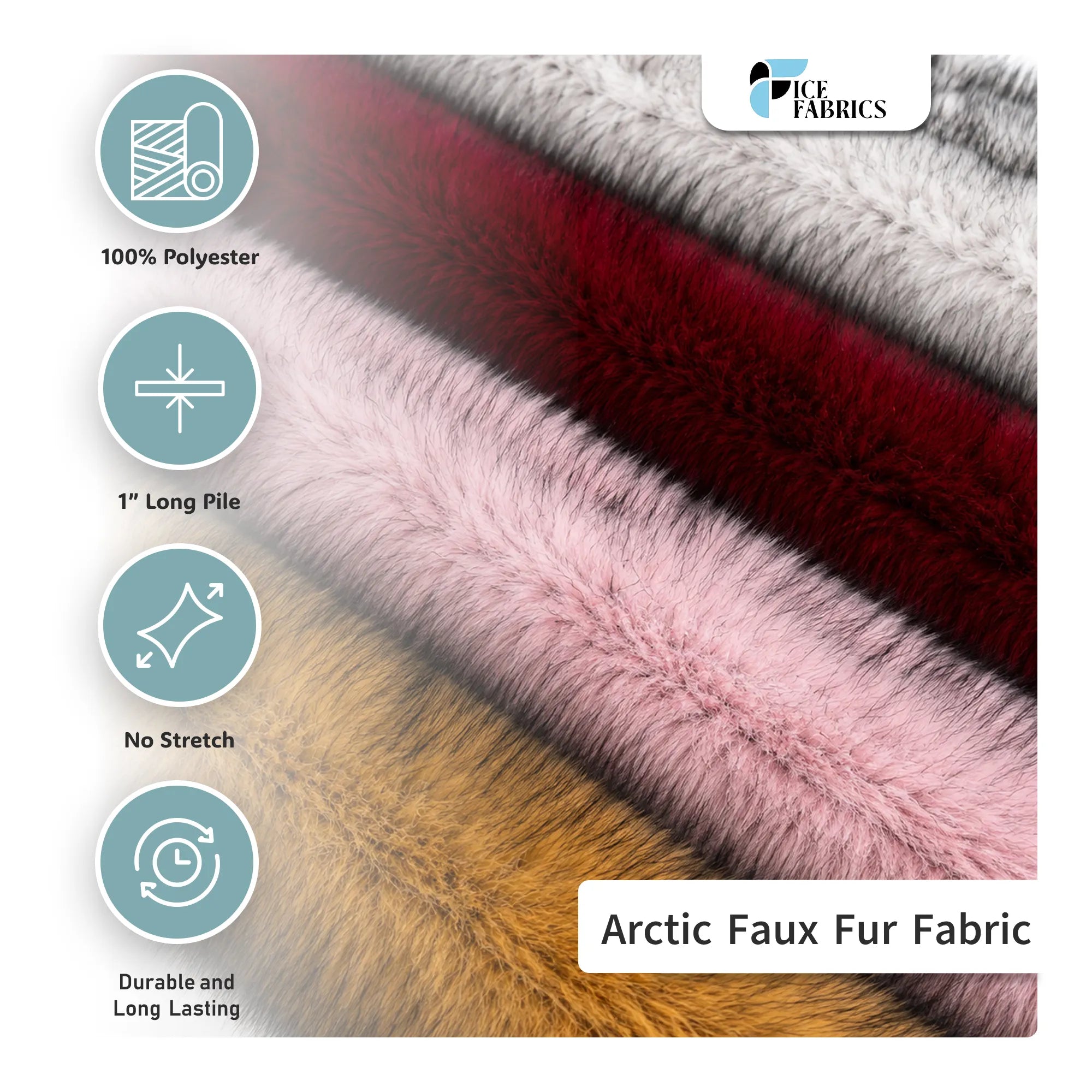 Arctic Fur Faux Fur Fabric