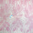Baby Pink Feather Stretch Sequin Fabric