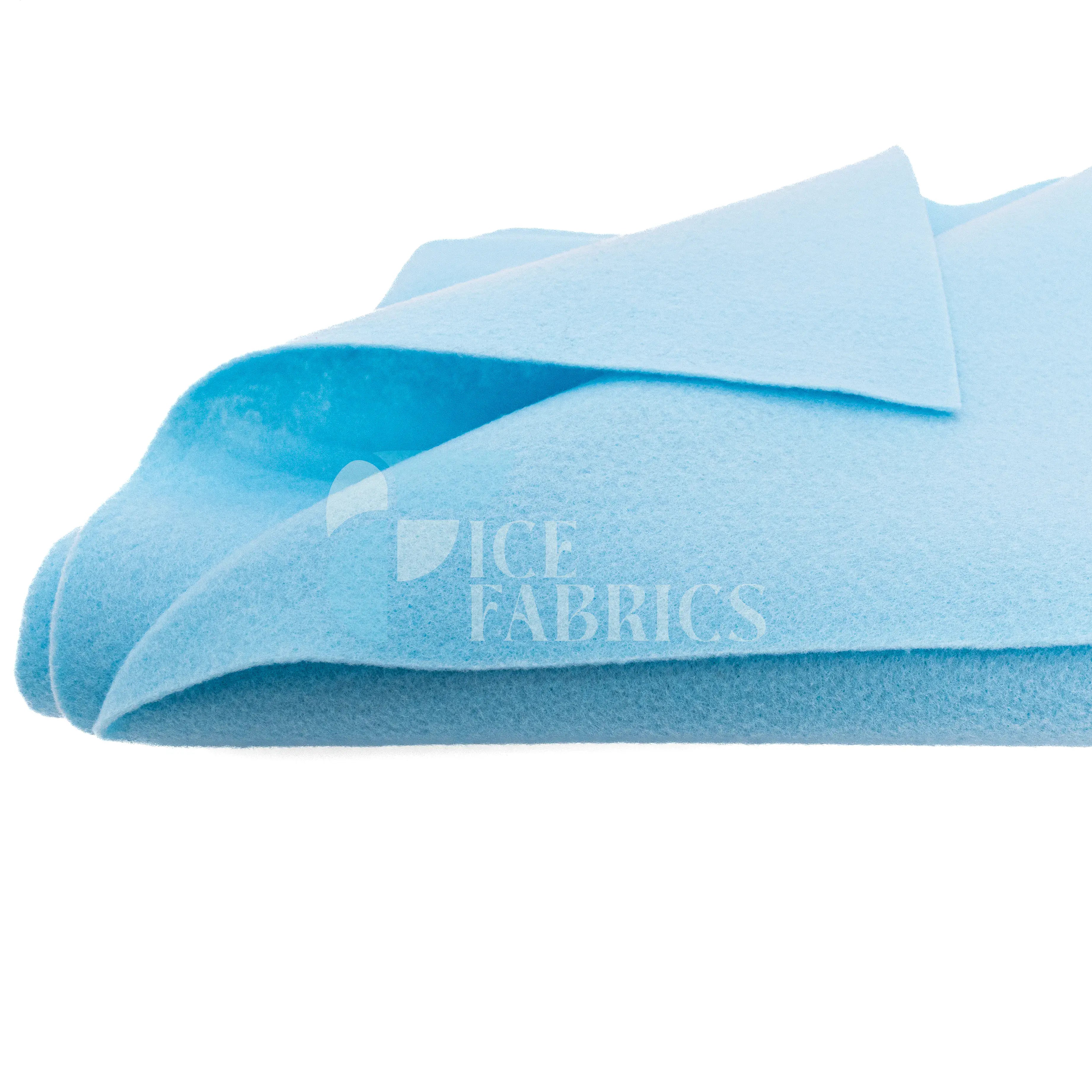 Baby Blue Acrylic Felt Fabric / 1.6mm Thick _ 72” Wide