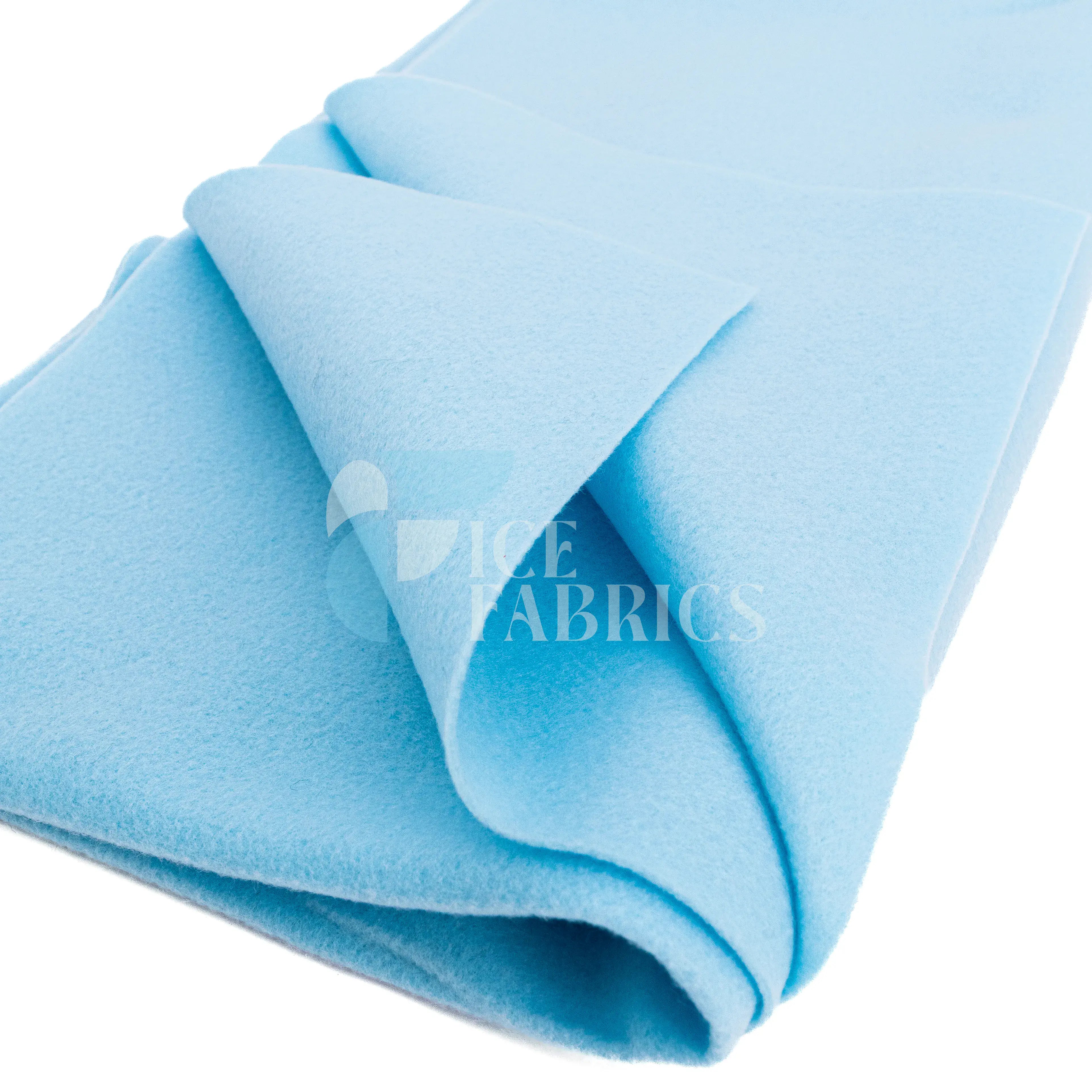 Baby Blue Acrylic Felt Fabric / 1.6mm Thick _ 72” Wide
