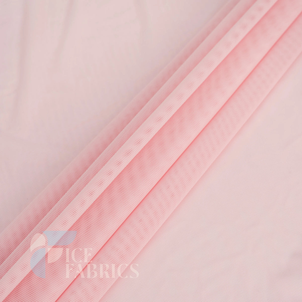 Baby Pink Flex Power Mesh 4 Way Stretch Nylon Fabric
