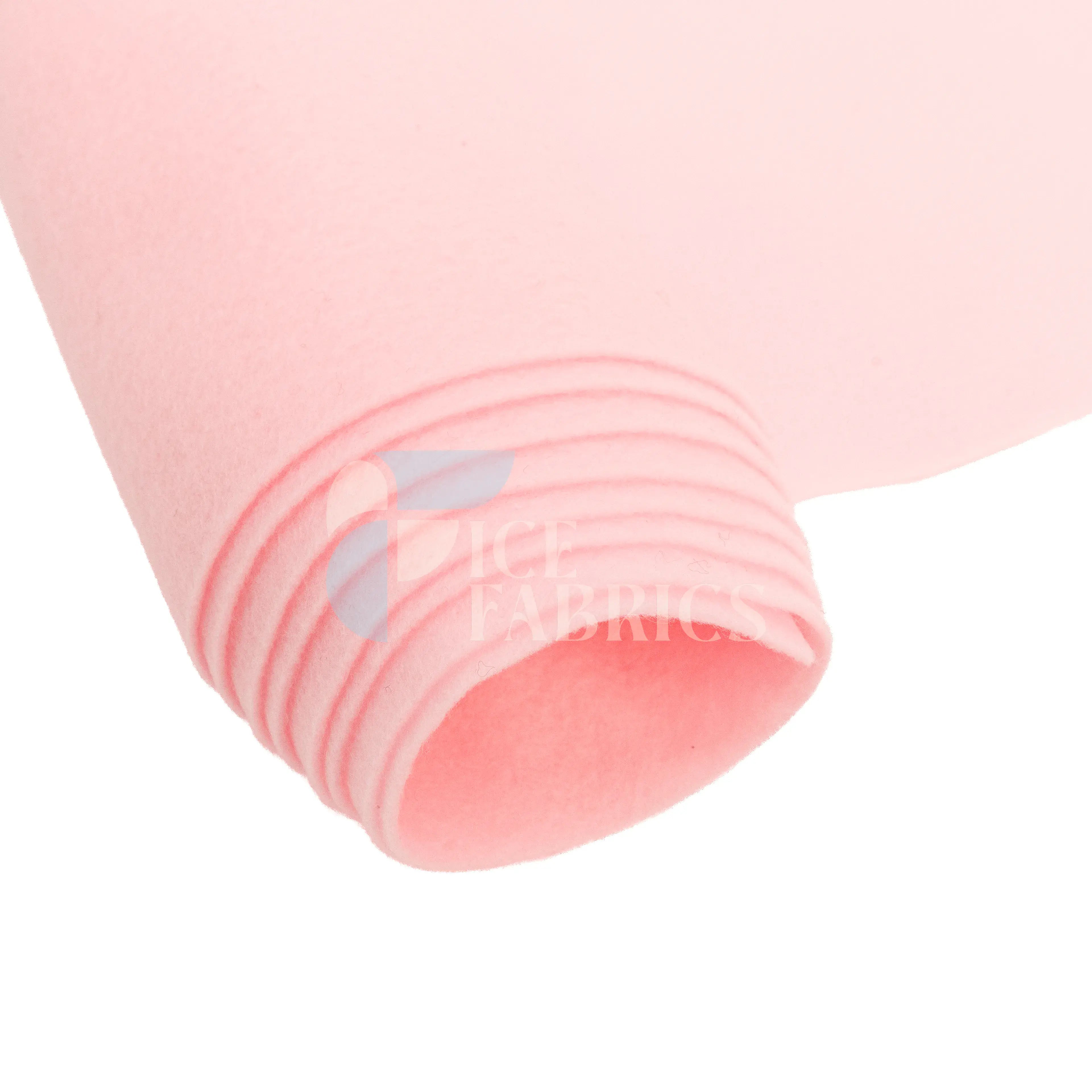 Baby Pink Acrylic Felt Fabric / 1.6mm Thick _ 72” Wide ICE FABRICS By The Yard