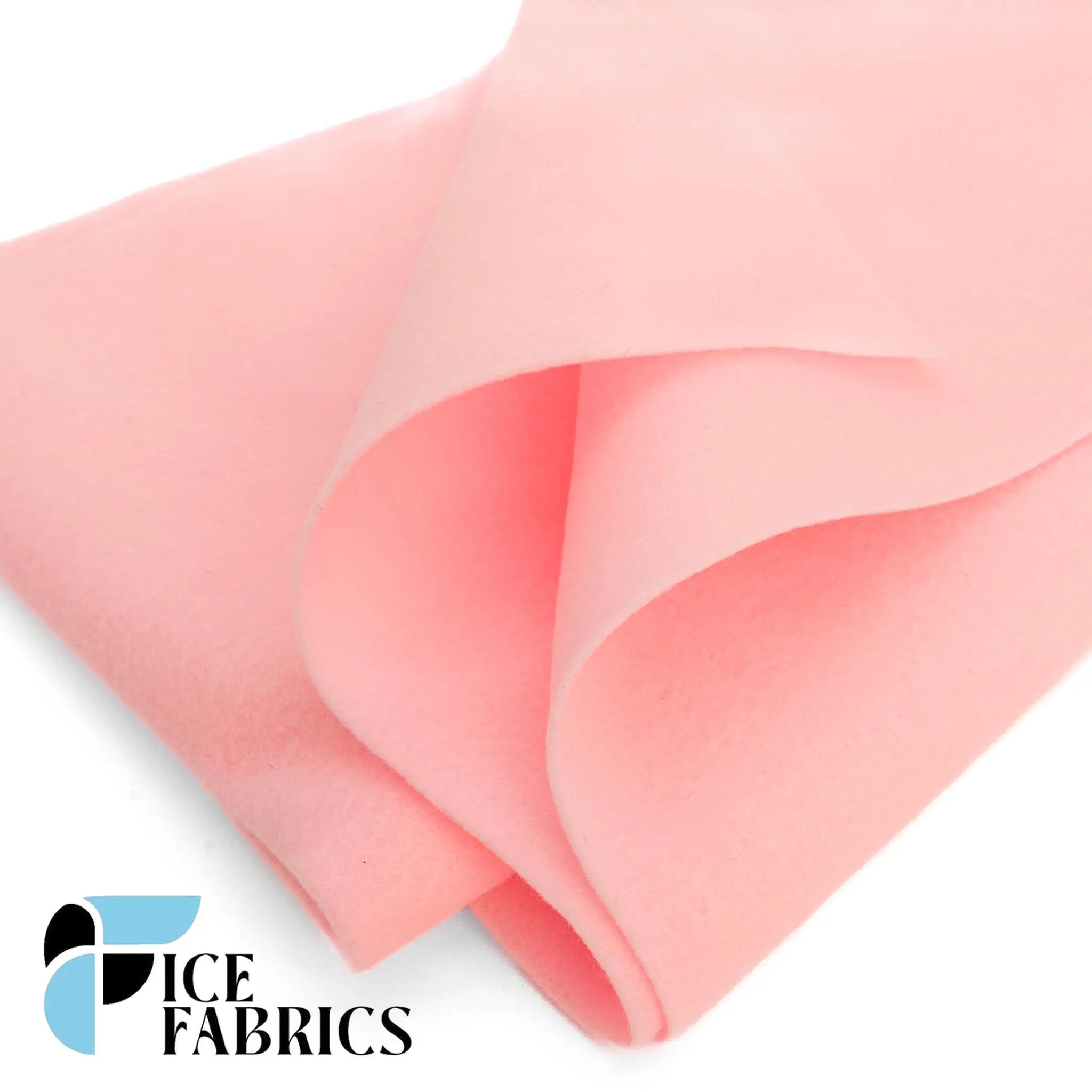 Baby Pink Acrylic Felt Fabric / 1.6mm Thick _ 72” WideICE FABRICSICE FABRICSBy The YardBaby Pink Acrylic Felt Fabric / 1.6mm Thick _ 72” Wide ICE FABRICS