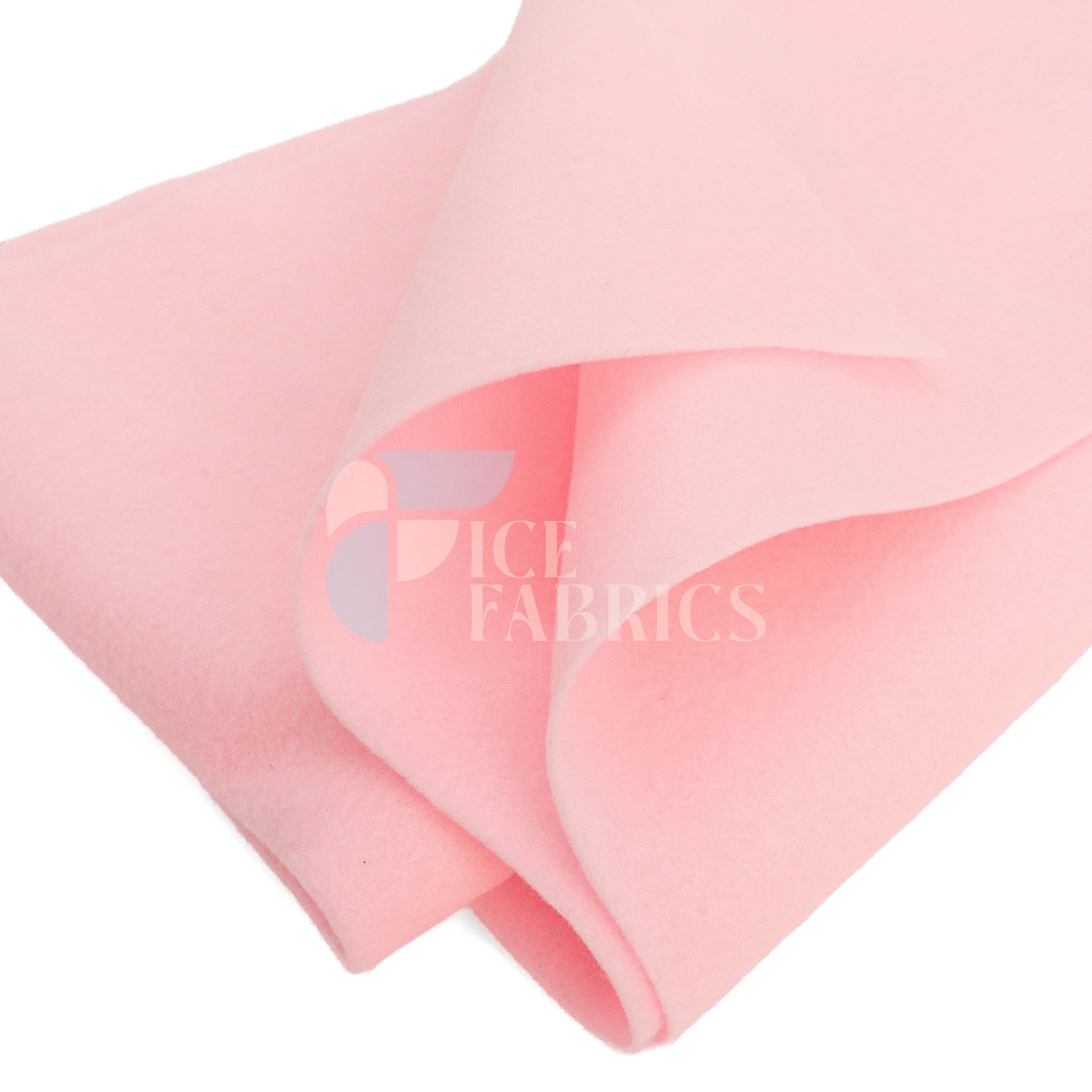 Baby Pink Acrylic Felt Fabric / 1.6mm Thick _ 72” Wide ICE FABRICS By The Yard