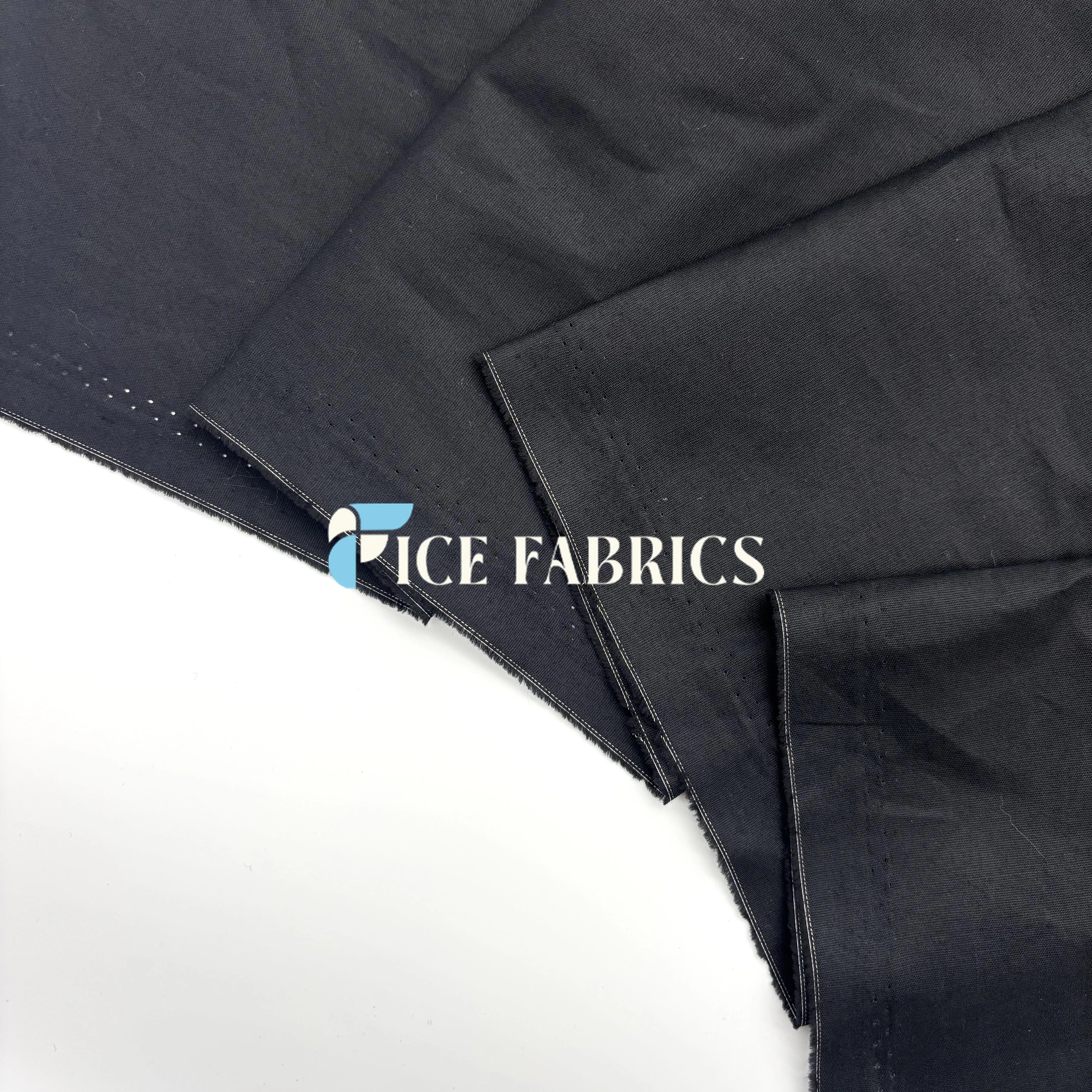 Black 100% Cotton Broadcloth Fabric