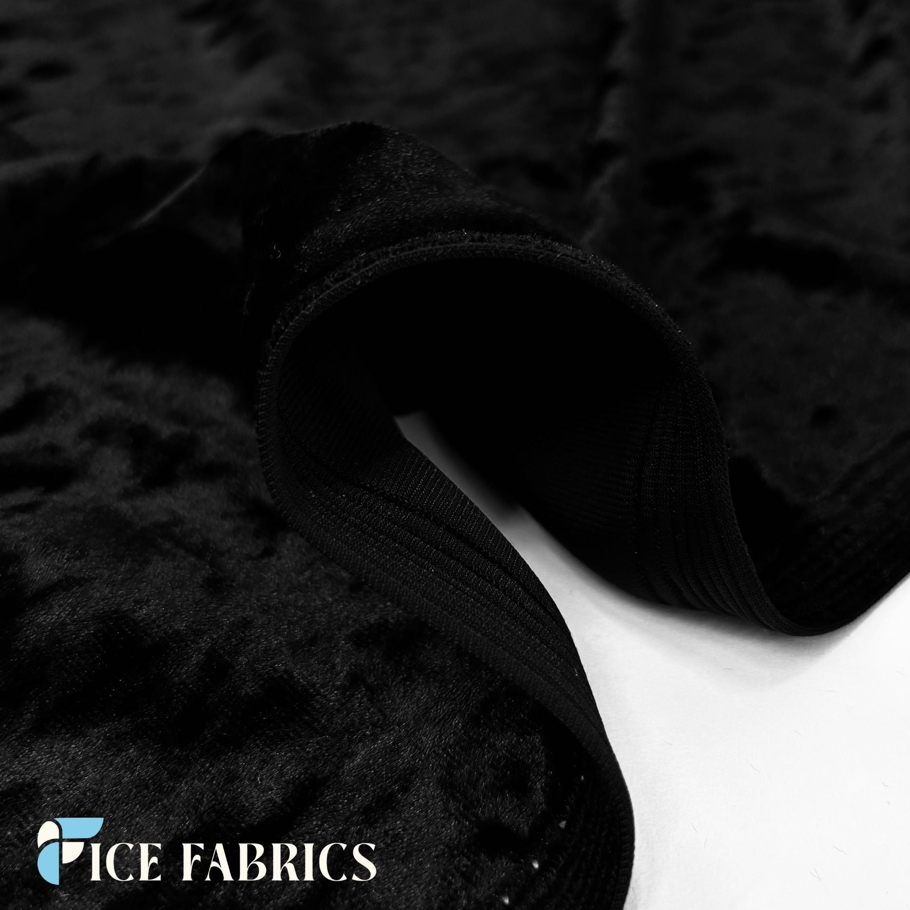 Stretch Crushed Velvet Fabric