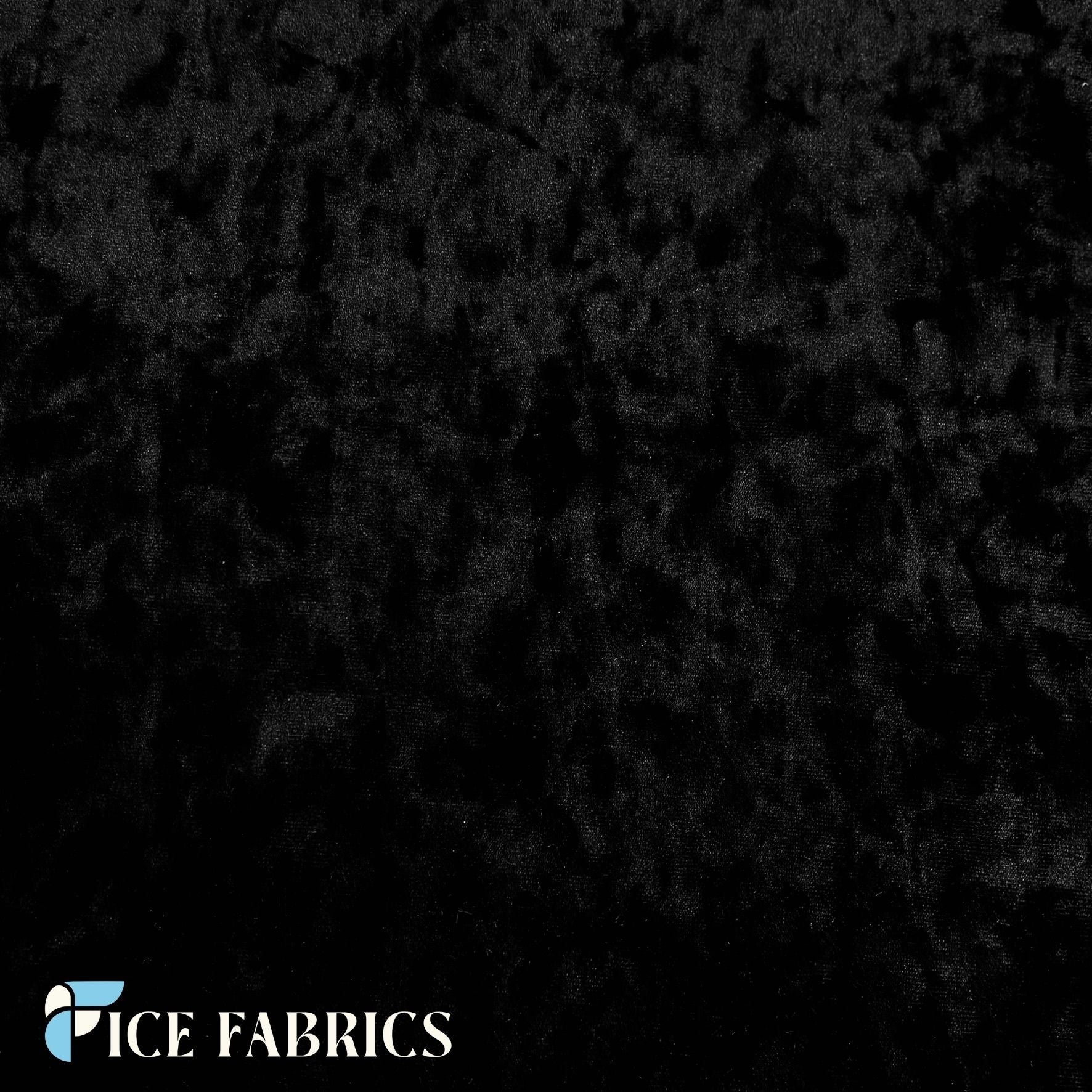 Stretch Crushed Velvet Fabric