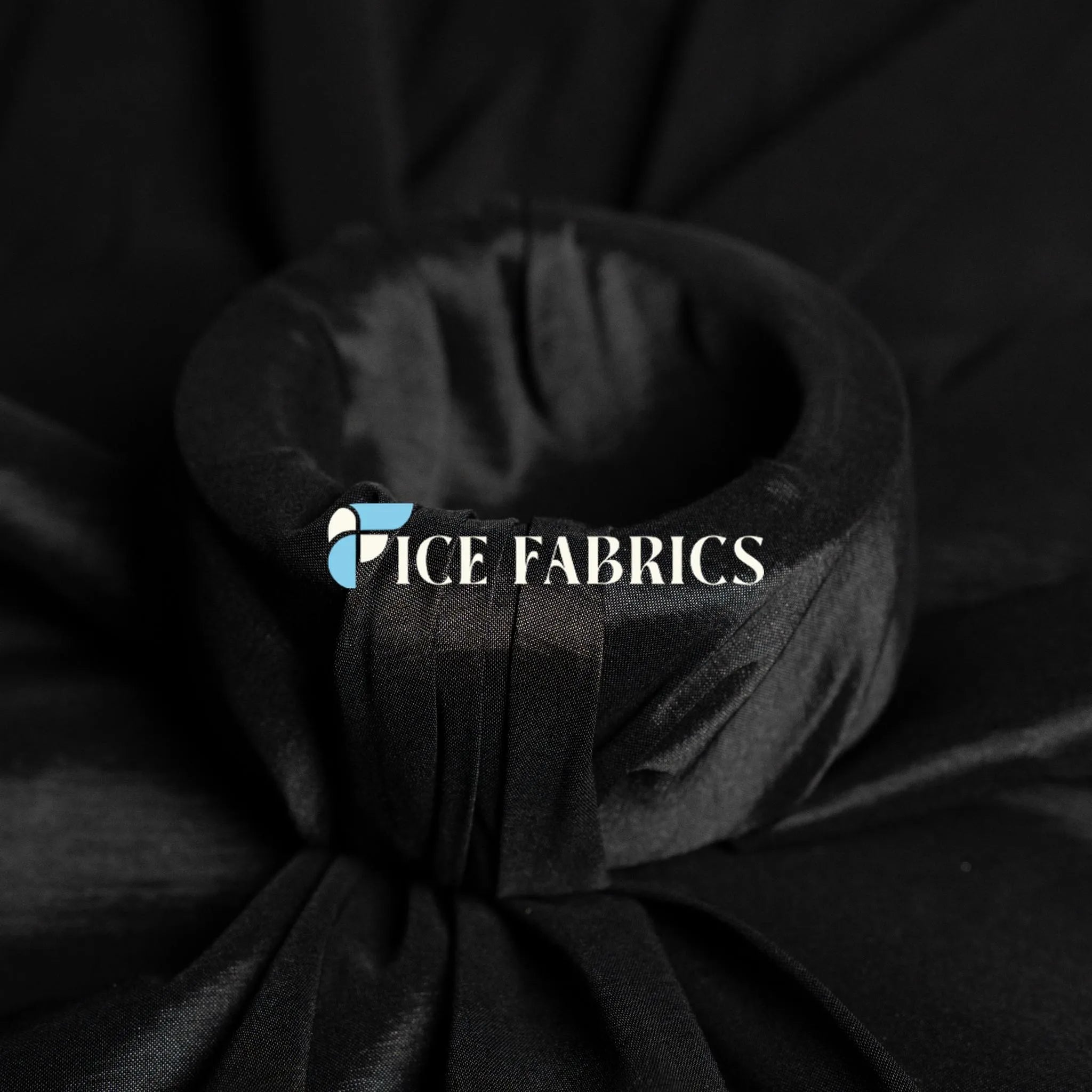 Black Stretch Nylon Spandex Taffeta Fabric