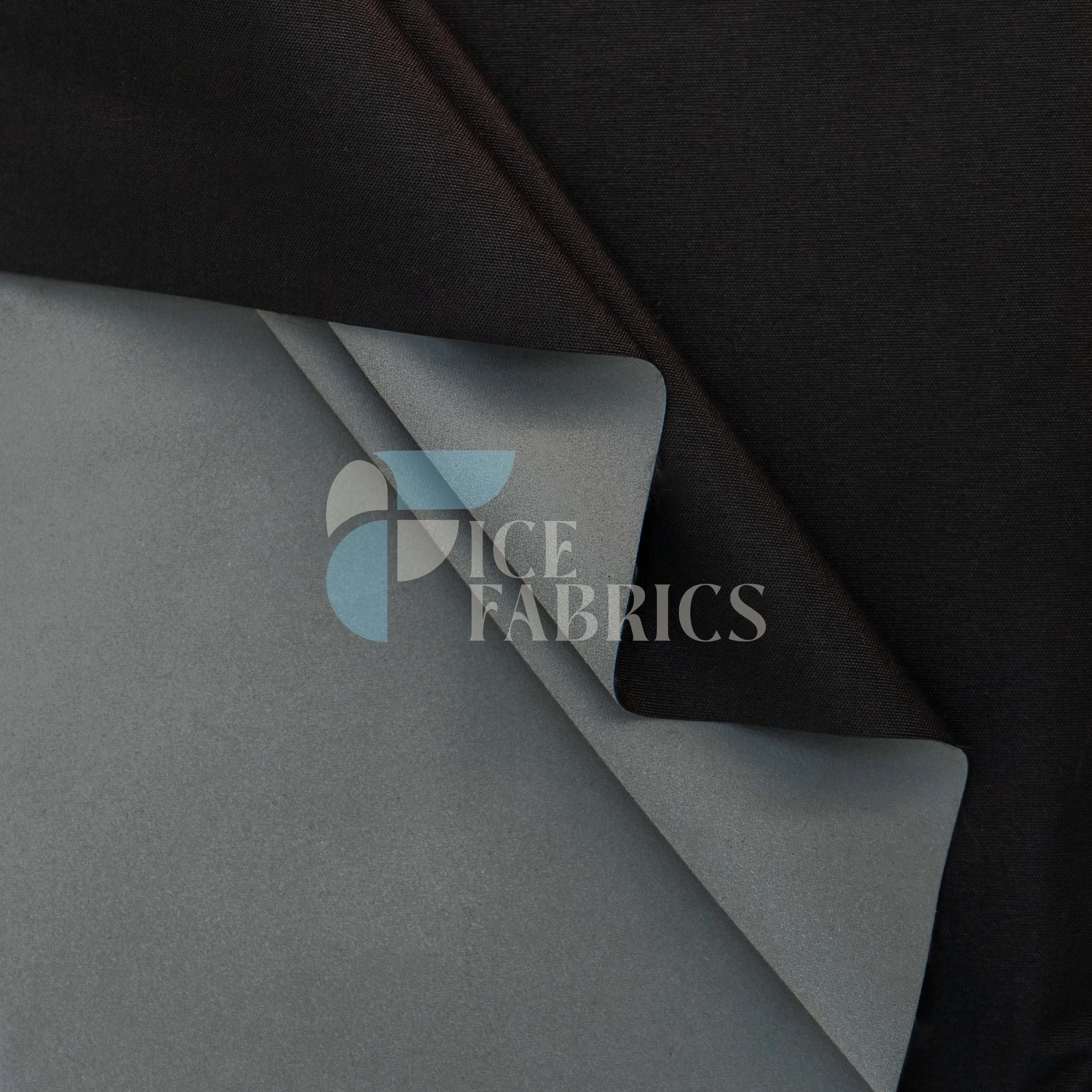 Black Blackout Drapery Fabric By The Yard