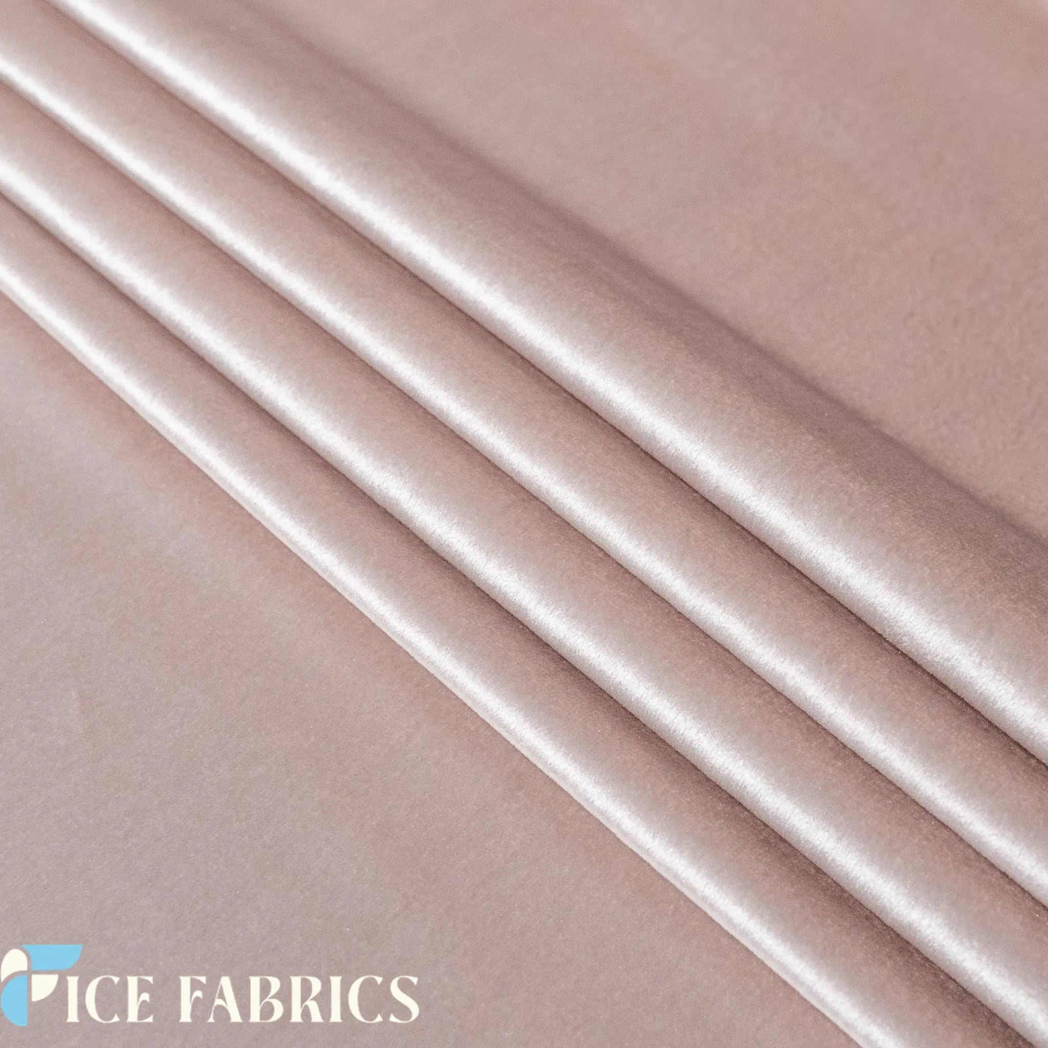 Blush Velvet Upholstery Fabric