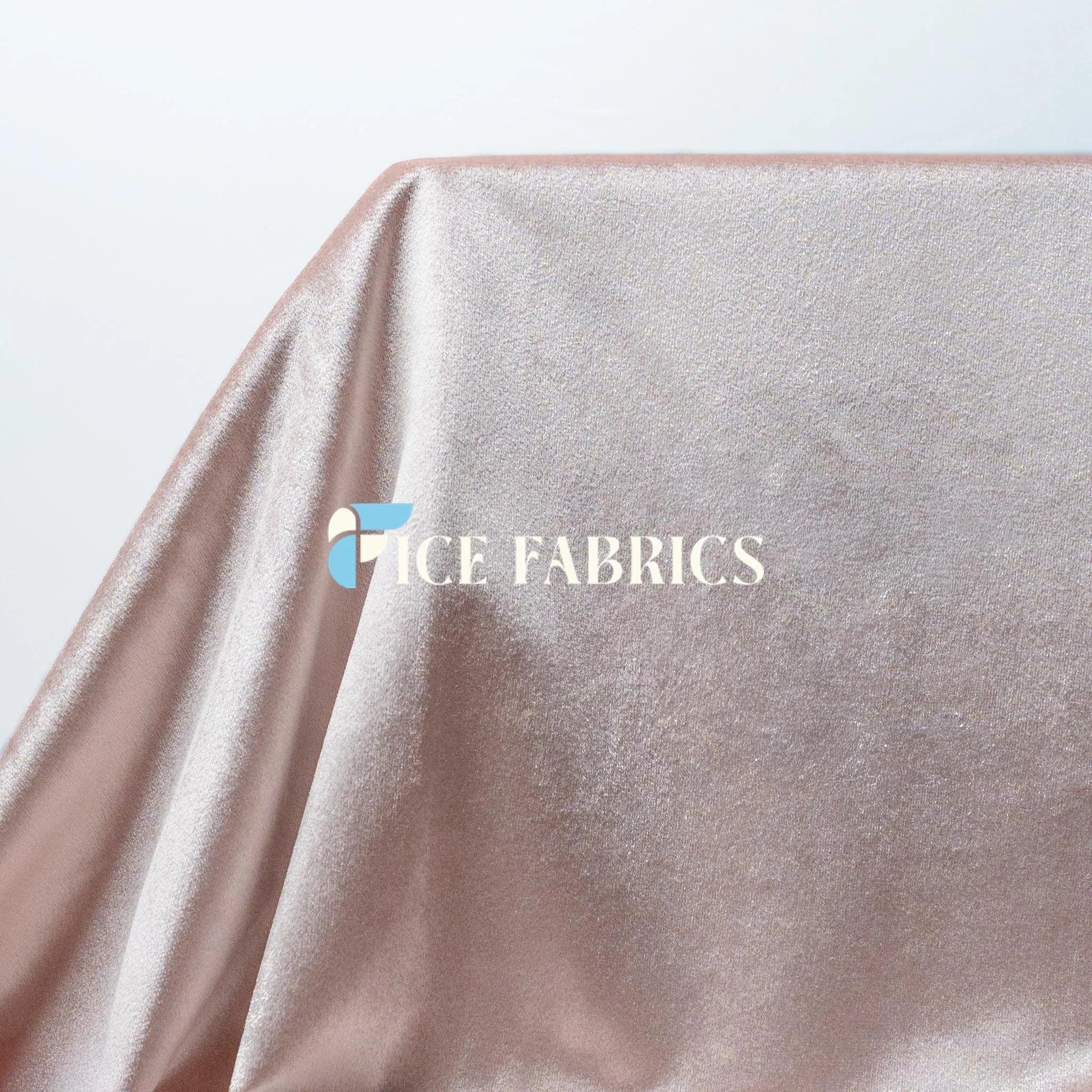 Blush Royal Soft Velvet Upholstery Fabric