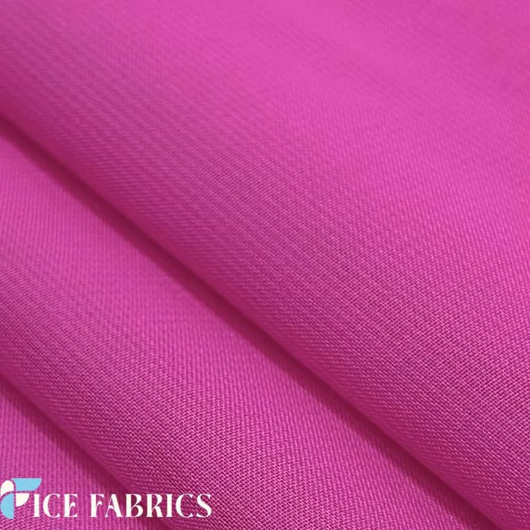 Bright Fuchsia Chiffon Fabric