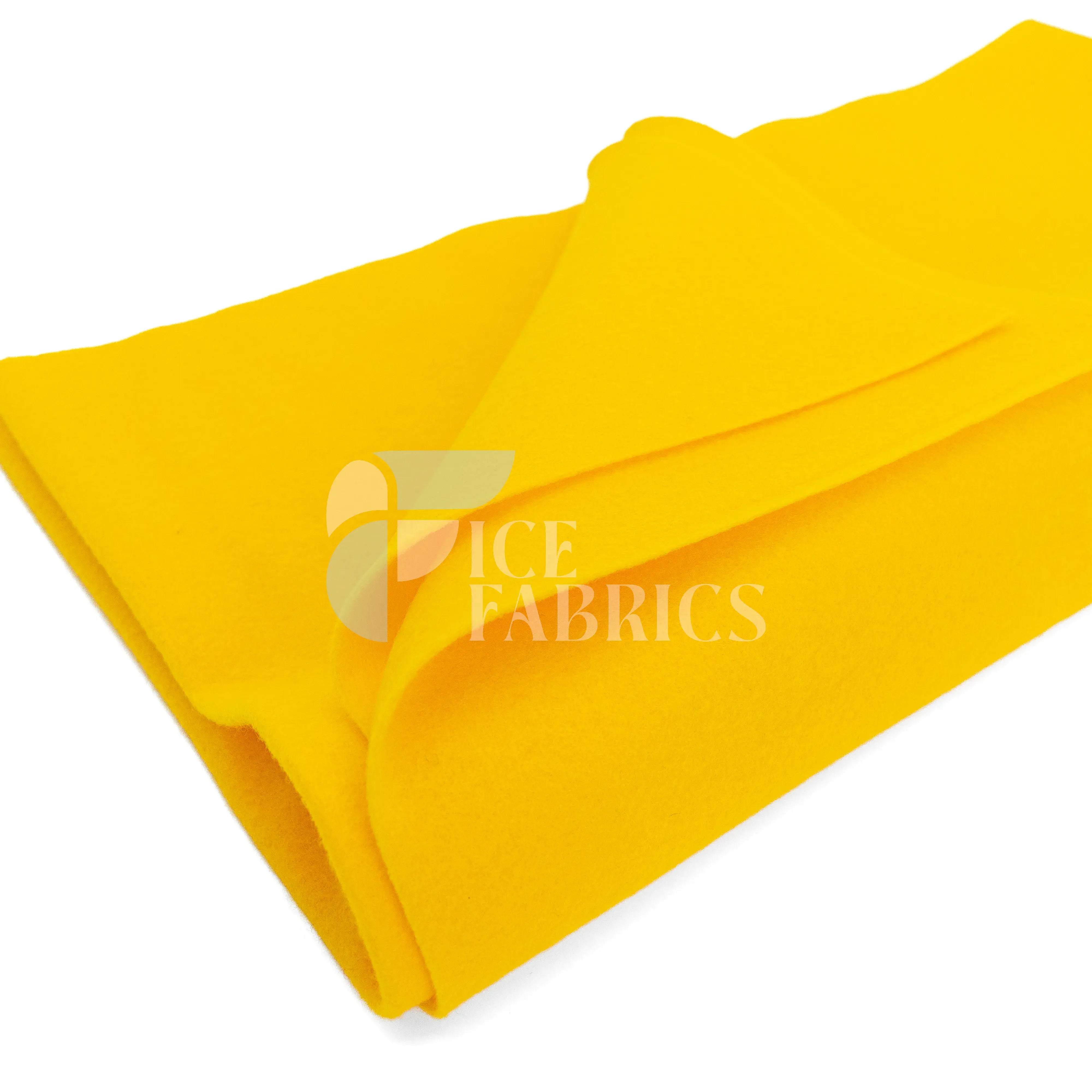 Bright Gold Acrylic Felt Fabric / 1.6mm Thick _ 72” Wide ICE FABRICS By The Yard