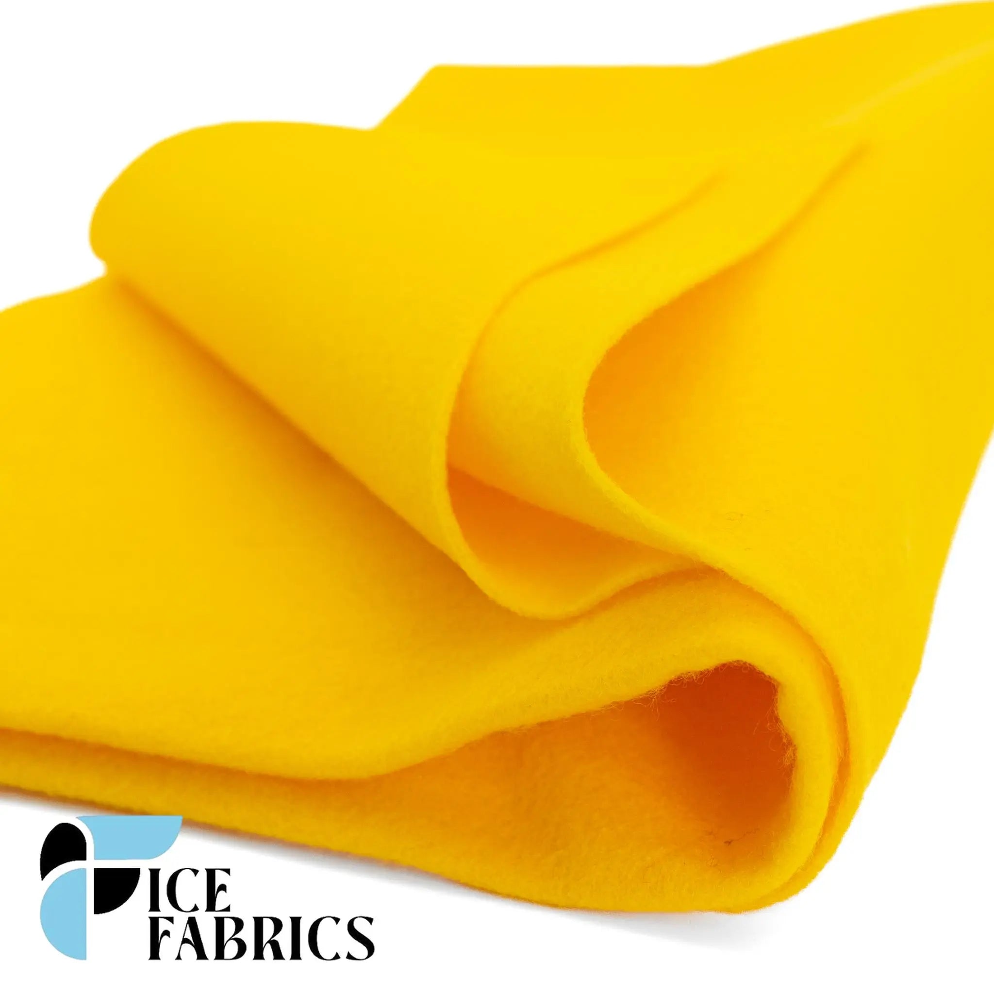 Bright Gold Acrylic Felt Fabric / 1.6mm Thick _ 72” WideICE FABRICSICE FABRICSBy The YardBright Gold Acrylic Felt Fabric / 1.6mm Thick _ 72” Wide ICE FABRICS