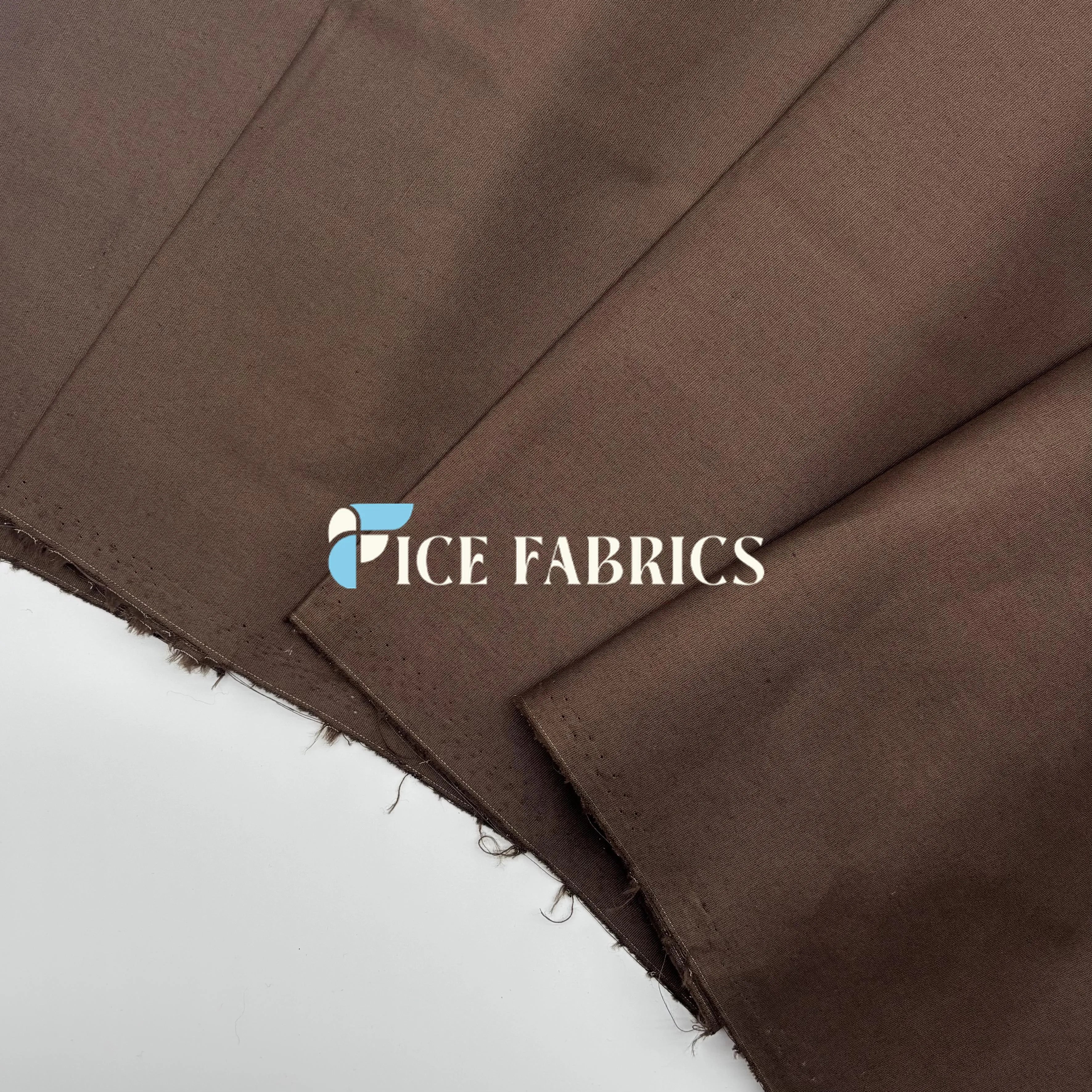 Brown Cotton Broadcloth Fabric by the Yard