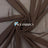 Brown Mia Soft Poly Chiffon Sheer Fabric