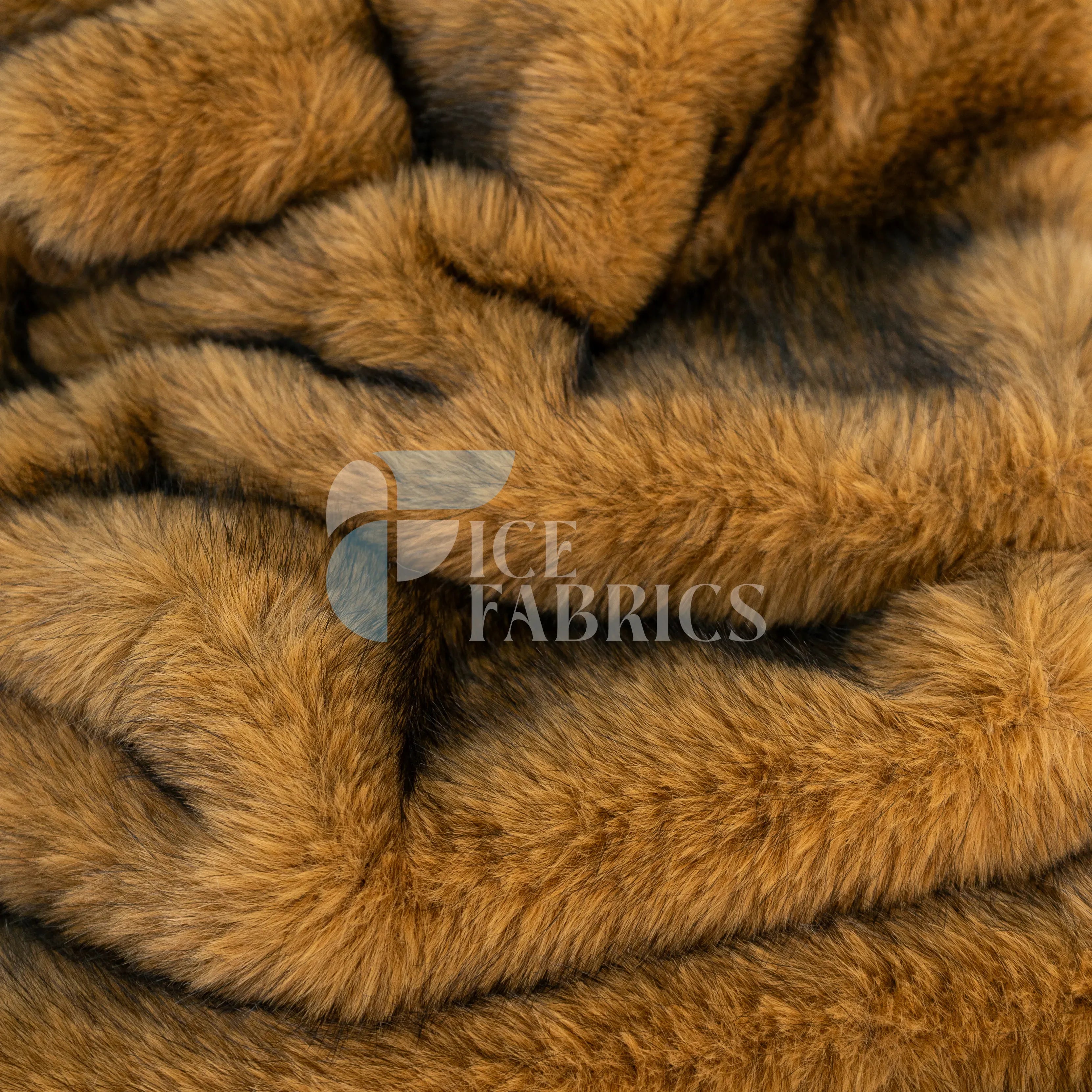 Brown Arctic Faux Fur Fabric By The Yard