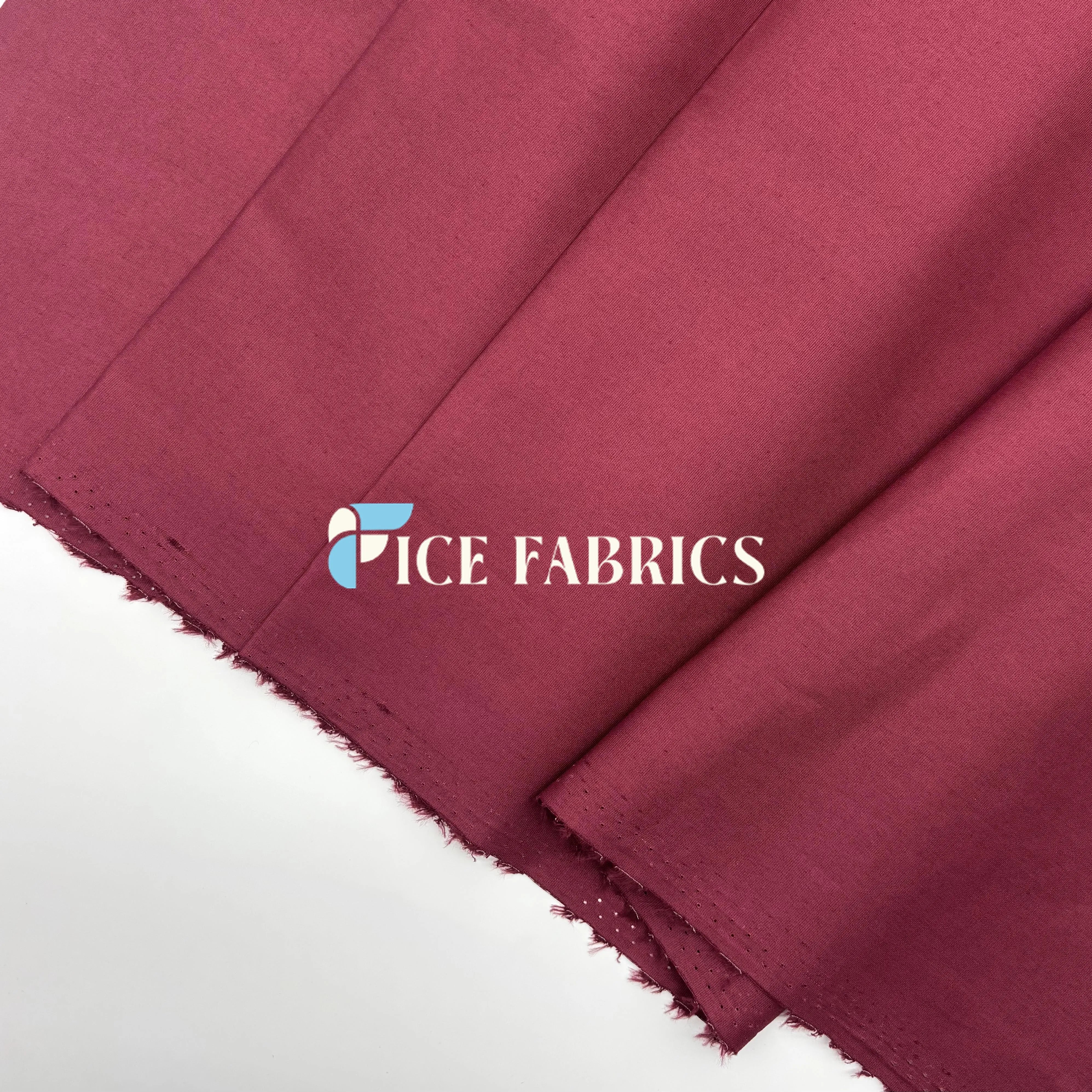 Burgundy 100% Cotton Broadcloth Fabric