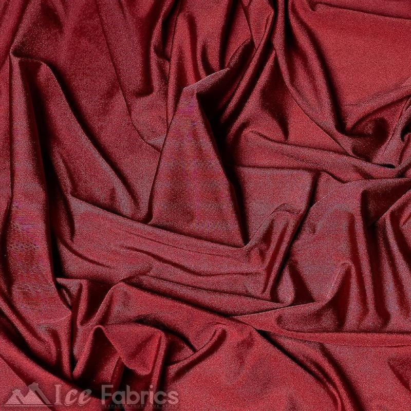 4 Way Stretch Nylon Spandex Fabric By The Roll (20 Yards ) ICE FABRICS |Burgundy