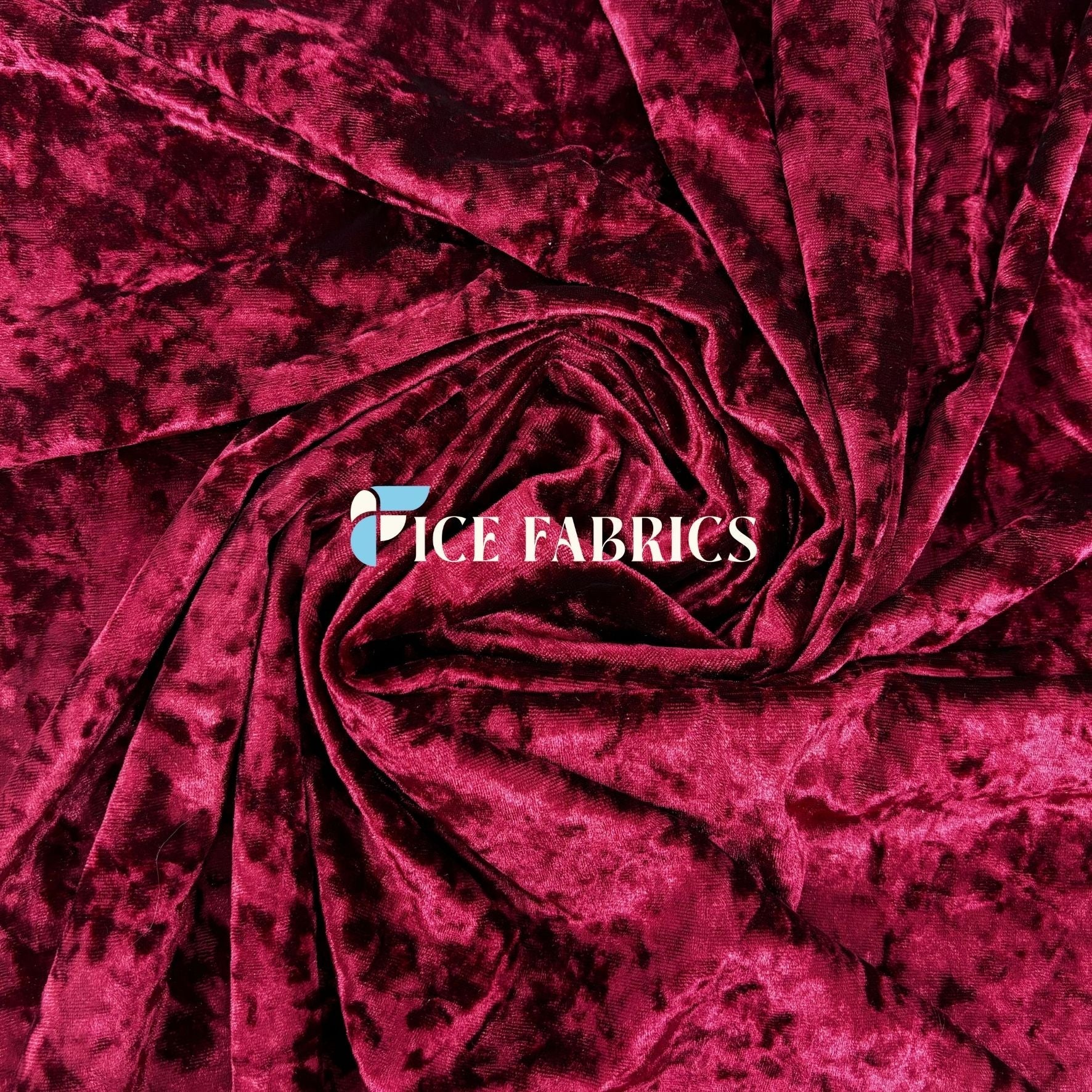 Stretch Crushed Velvet Fabric