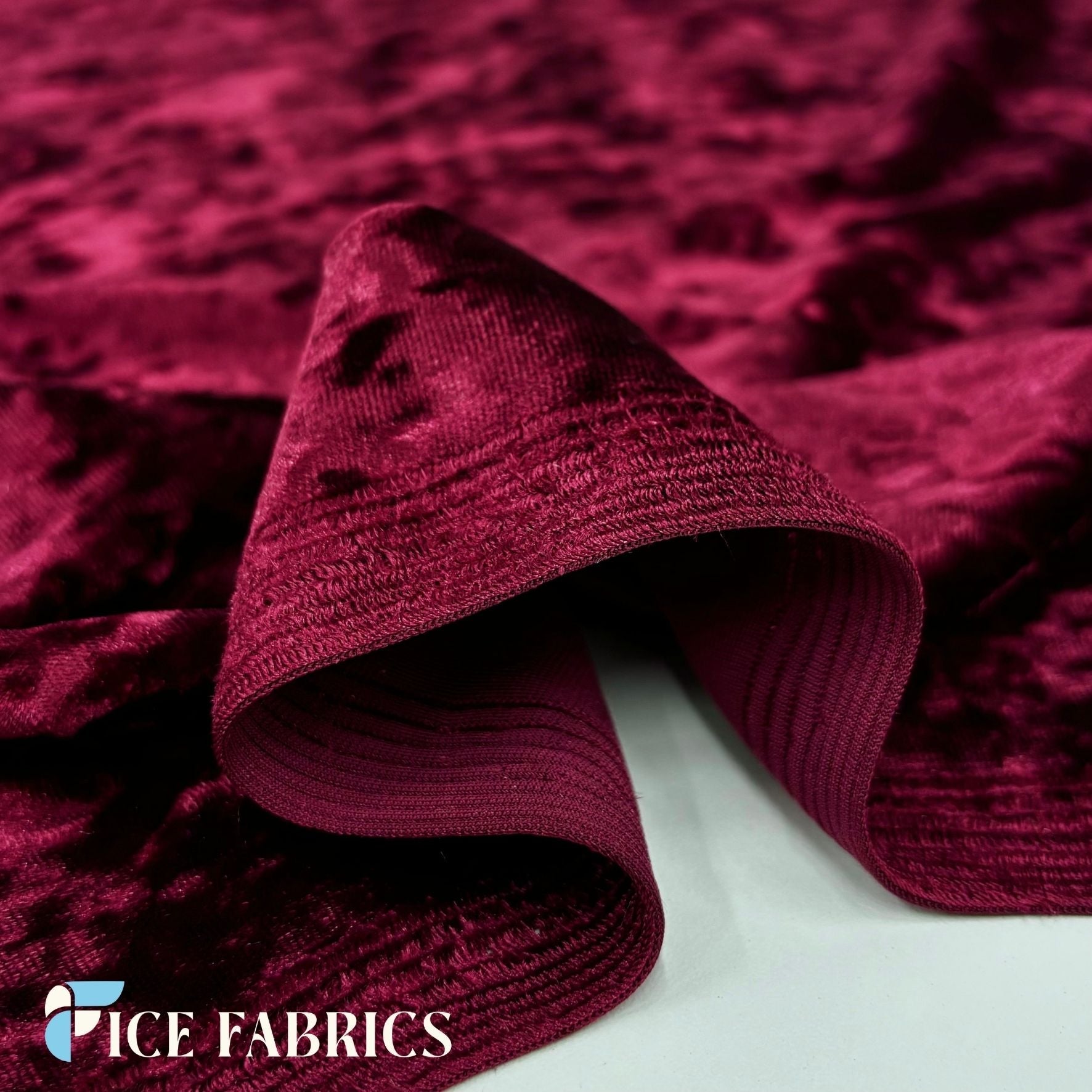 Stretch Crushed Velvet Fabric
