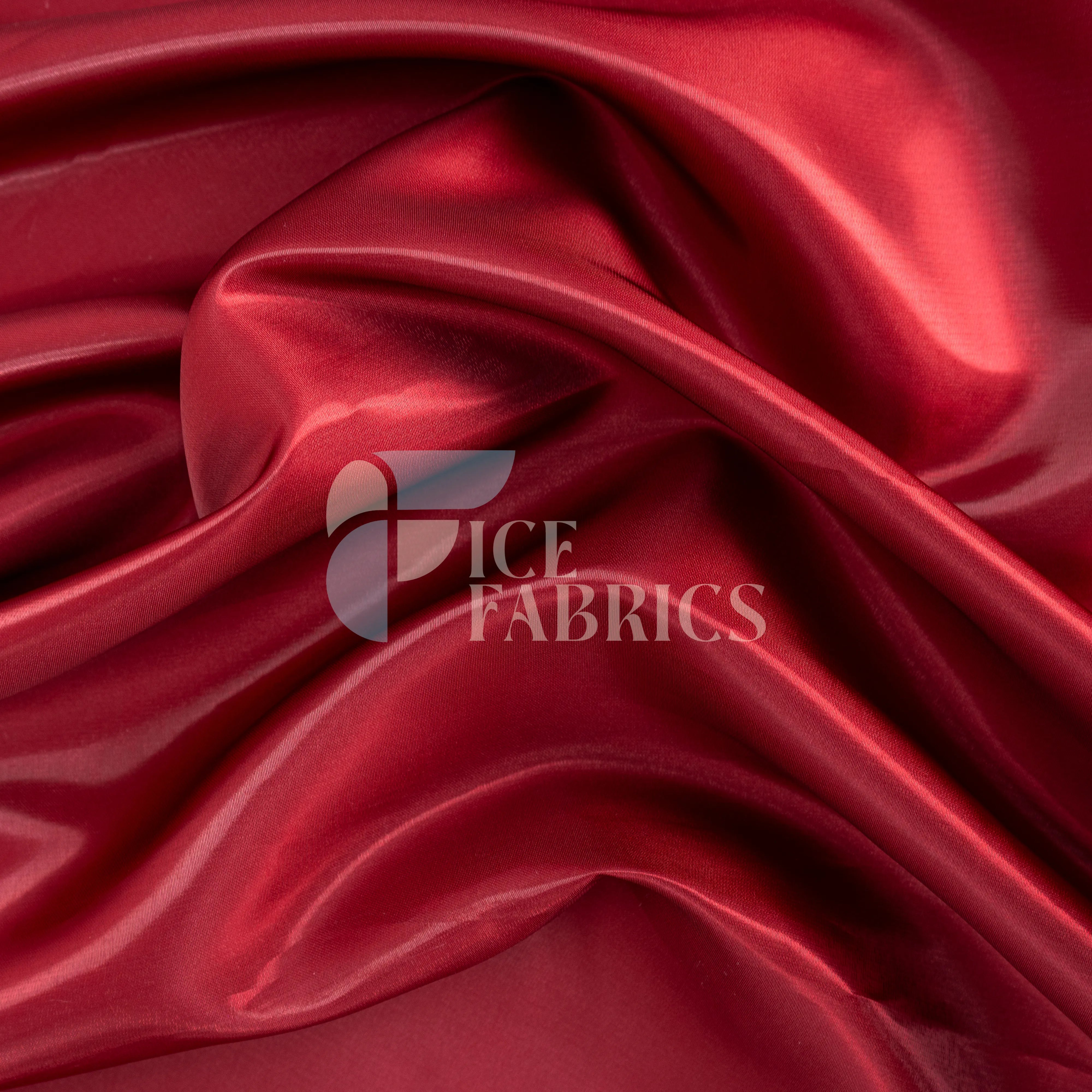Liquid Crystal Silky Satin Fabric | Reflective Luxe