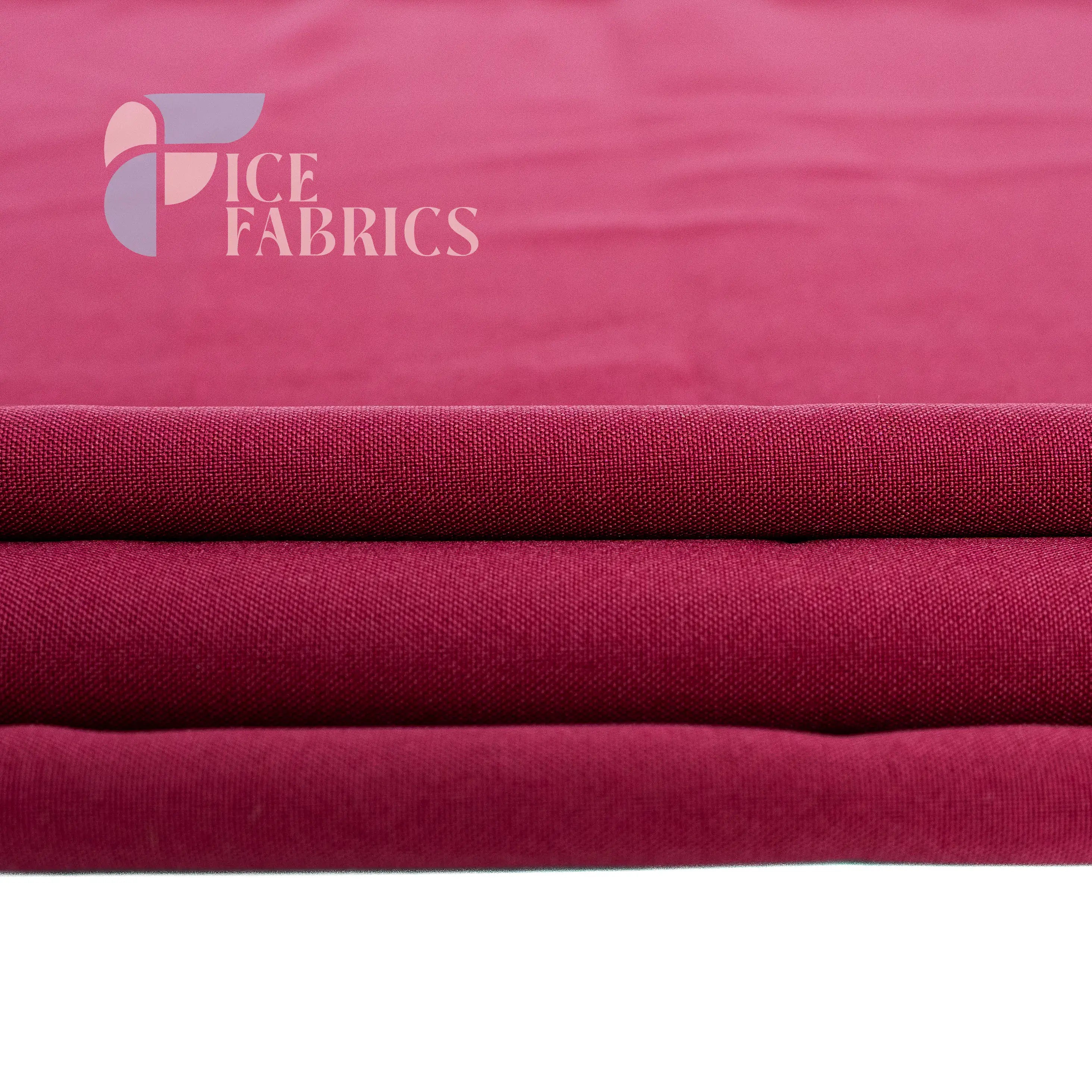 Burgundy Solid Poly Poplin Fabric By The Yard
