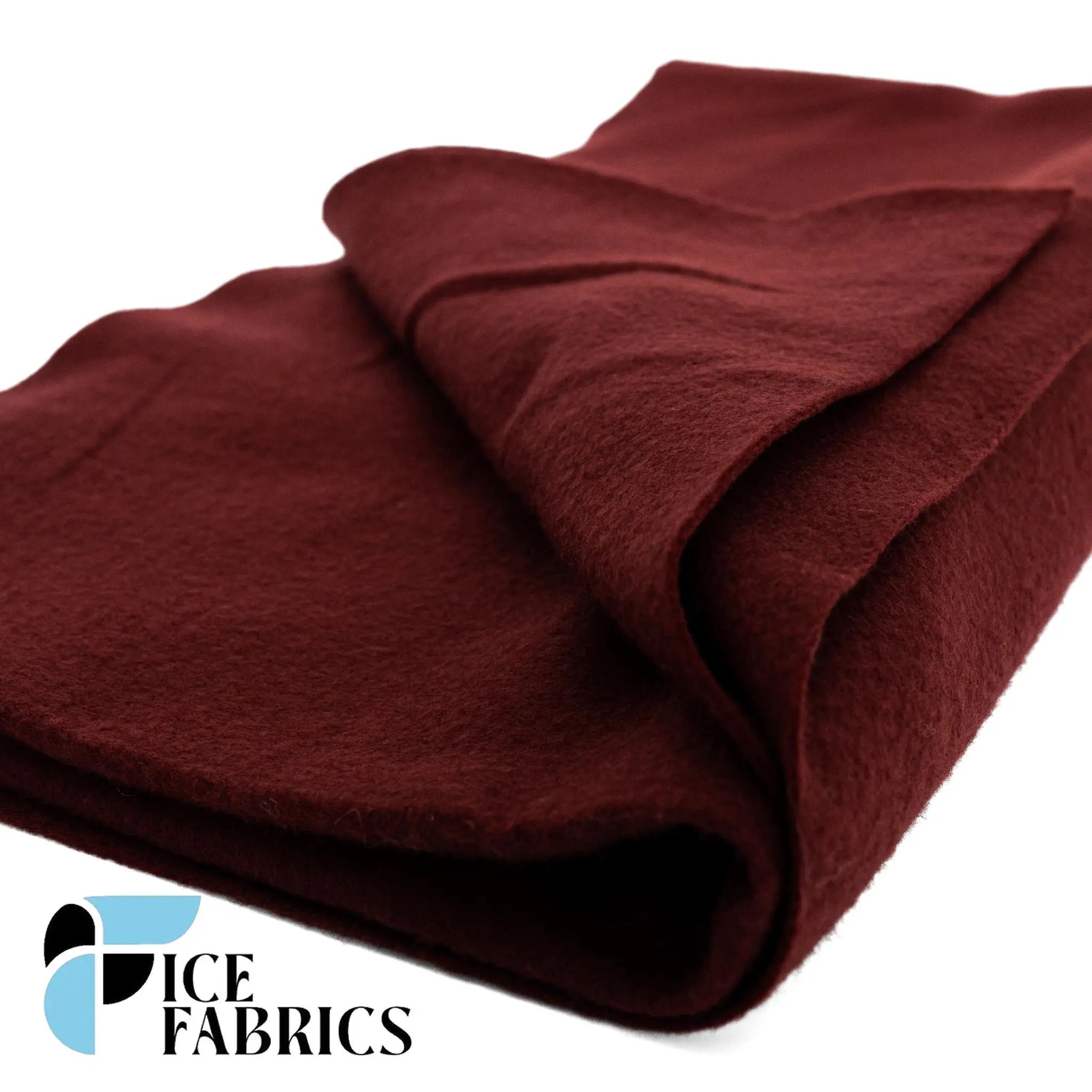 Burgundy Acrylic Felt Fabric / 1.6mm Thick _ 72” WideICE FABRICSICE FABRICSBy The YardBurgundy Acrylic Felt Fabric / 1.6mm Thick _ 72” Wide ICE FABRICS