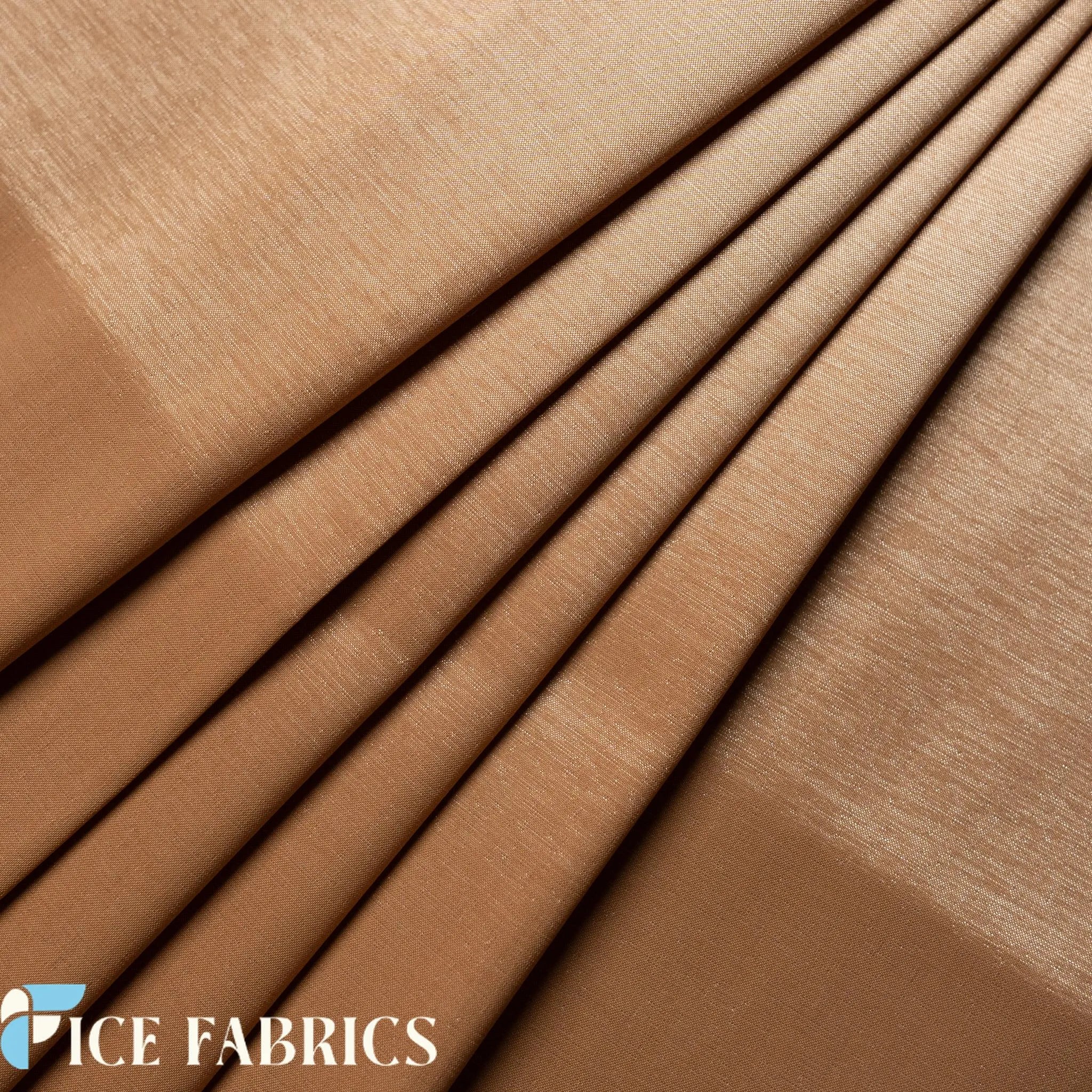 Camel Stretch Nylon Spandex Taffeta Fabric By the yard