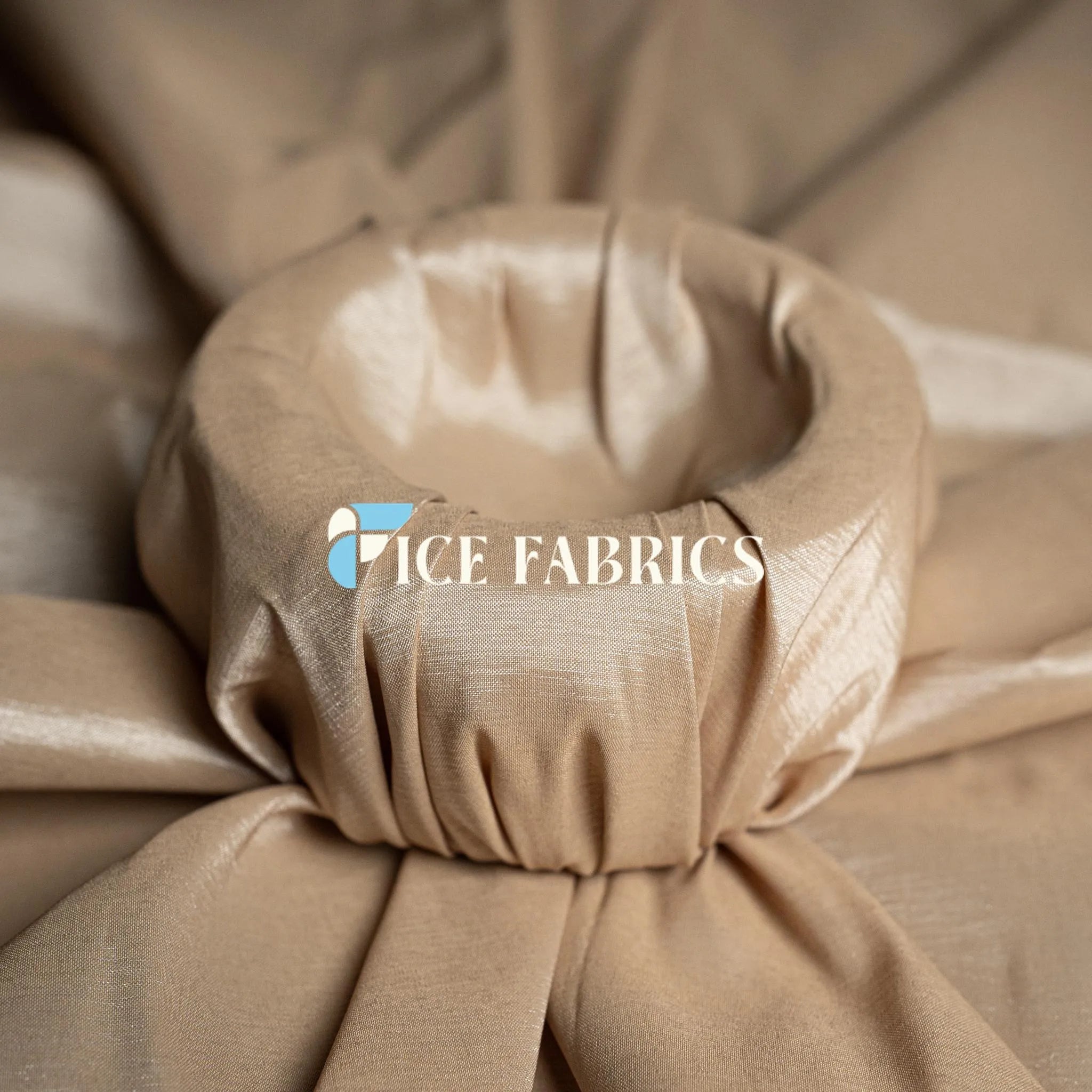 Champagne Stretch Nylon Spandex Taffeta Fabric