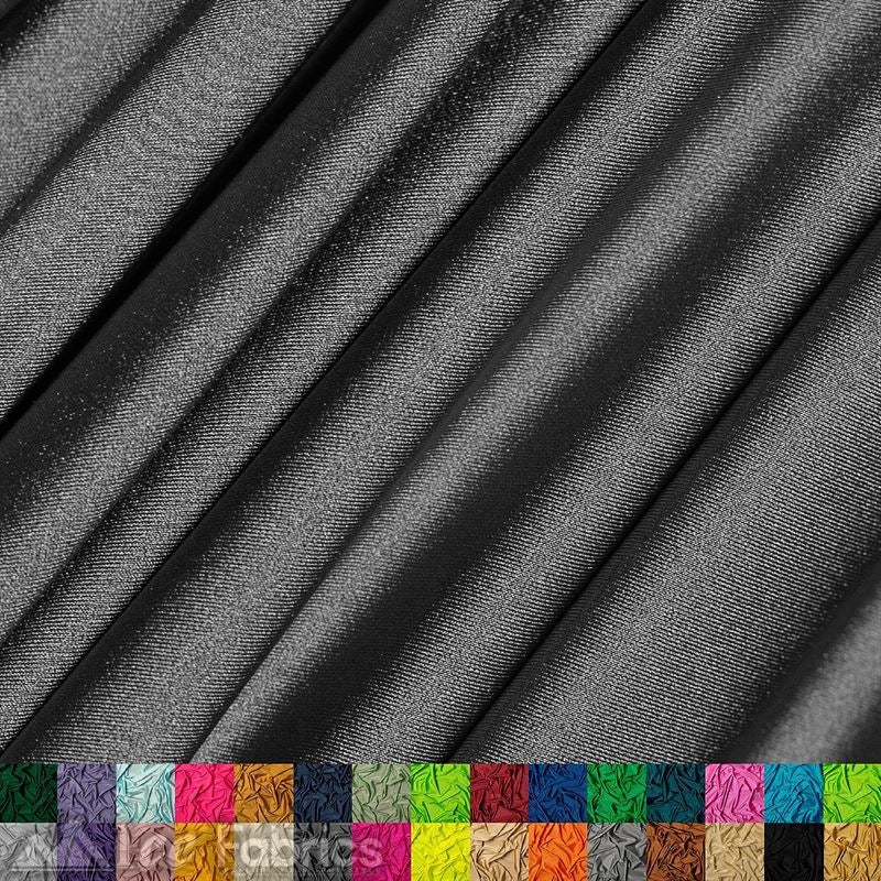 4 Way Stretch Nylon Spandex Fabric By The Roll (20 Yards ) ICE FABRICS |Charcoal