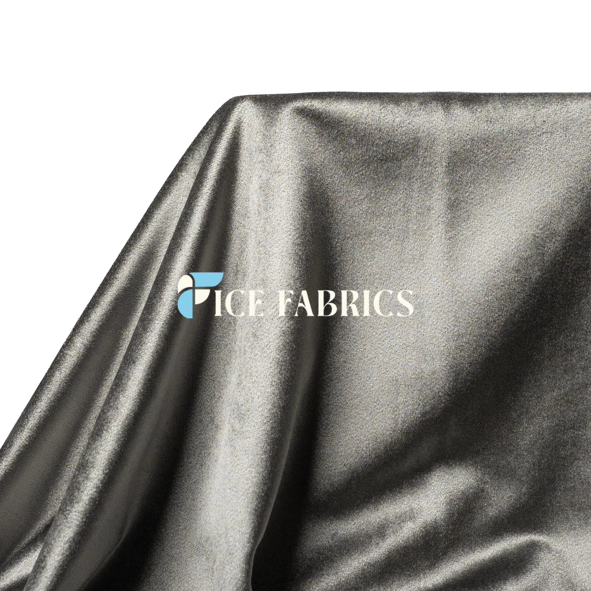 Charcoal Royal Soft Velvet Upholstery Fabric